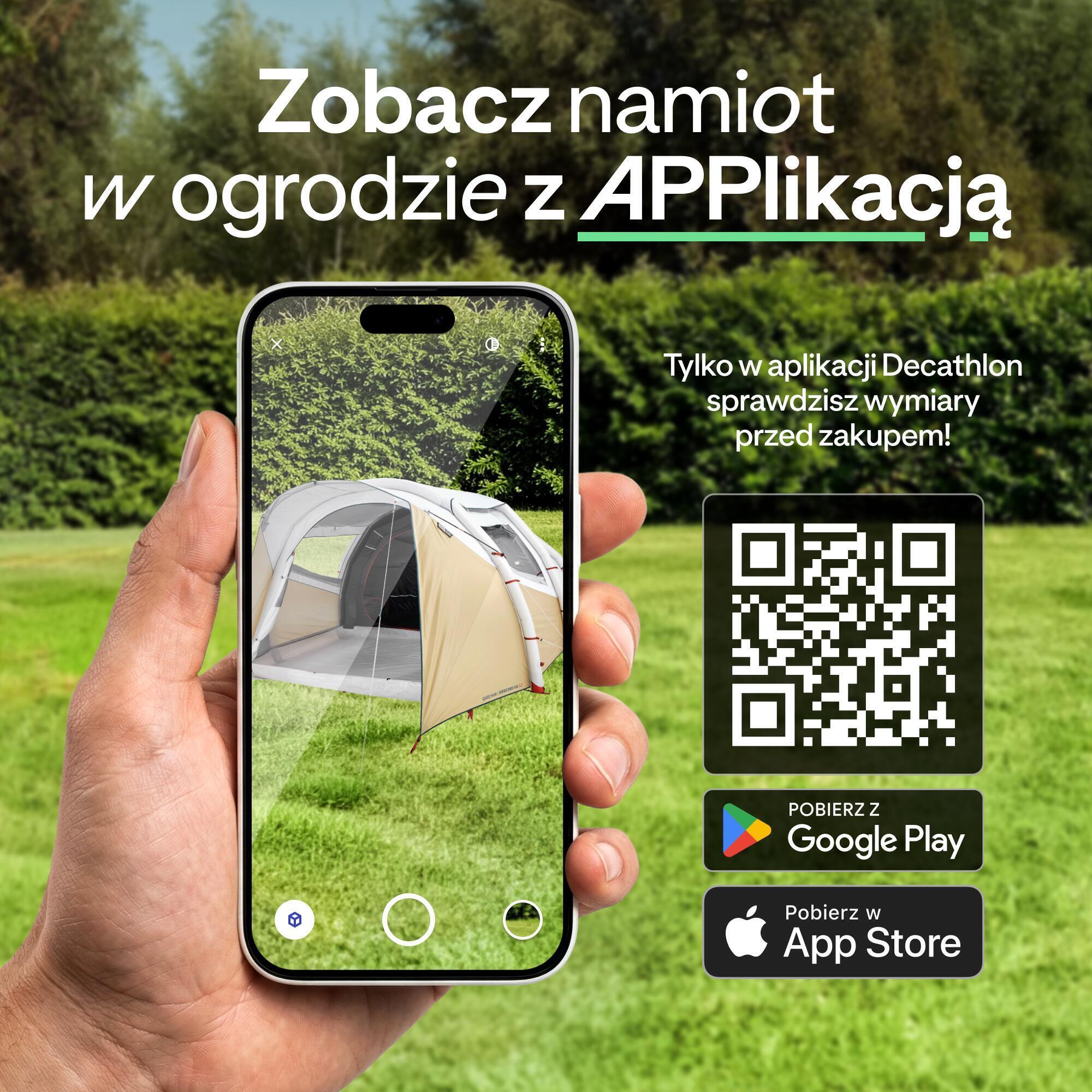 Namiot kempingowy Quechua Arpenaz 4.1 Fresh & Black 4-osobowy 2/34