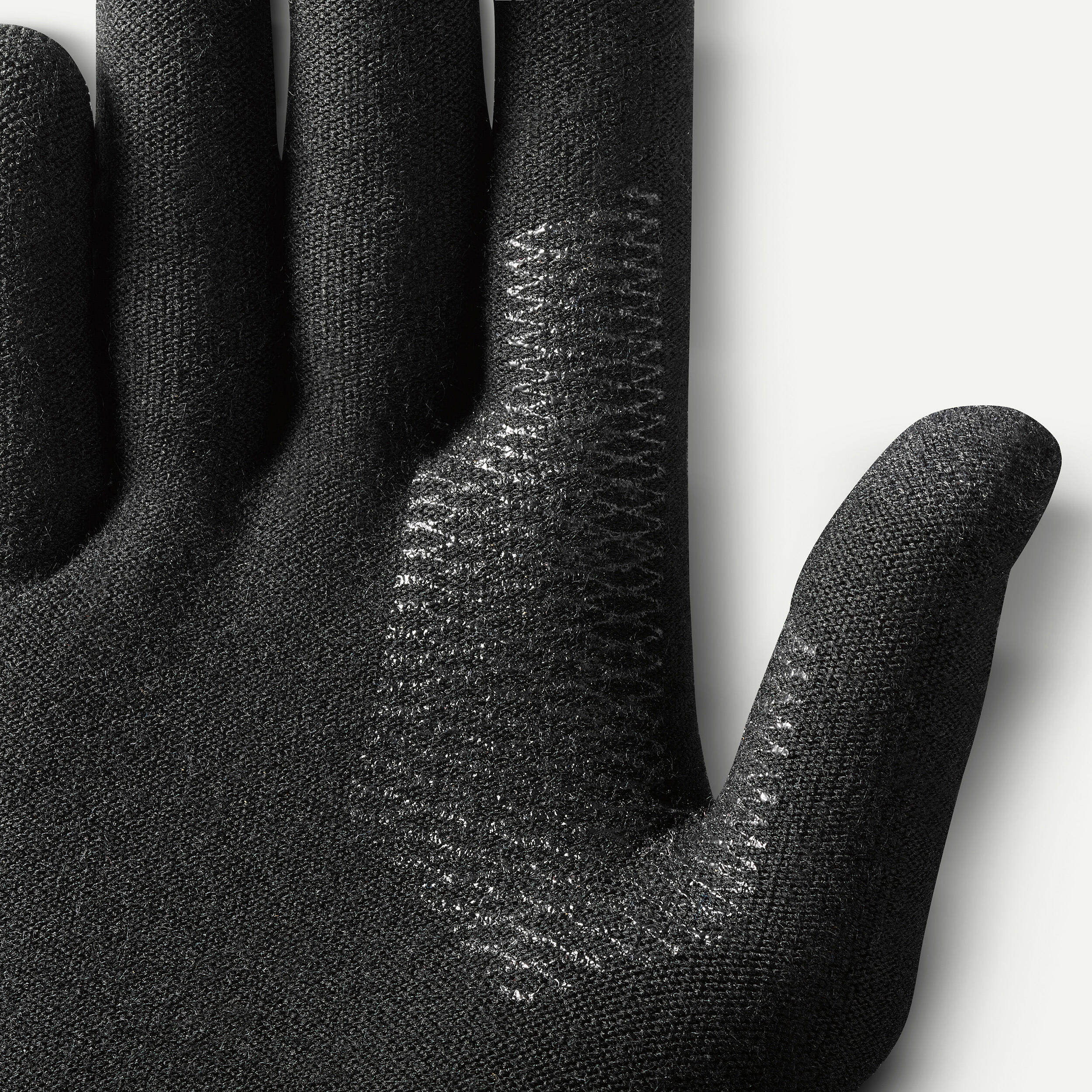 Sous-gants de randonnée sans coutures – MT 500 noir 2/4