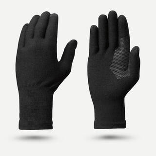 Adults’ trekking seamless liner gloves, MT500 - Black