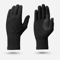 Sous-gants sans couture de trekking adulte, MT500 noir