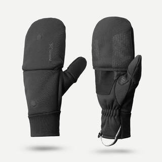 Adults’ warm and windproof trekking mittens, MT900 - Black