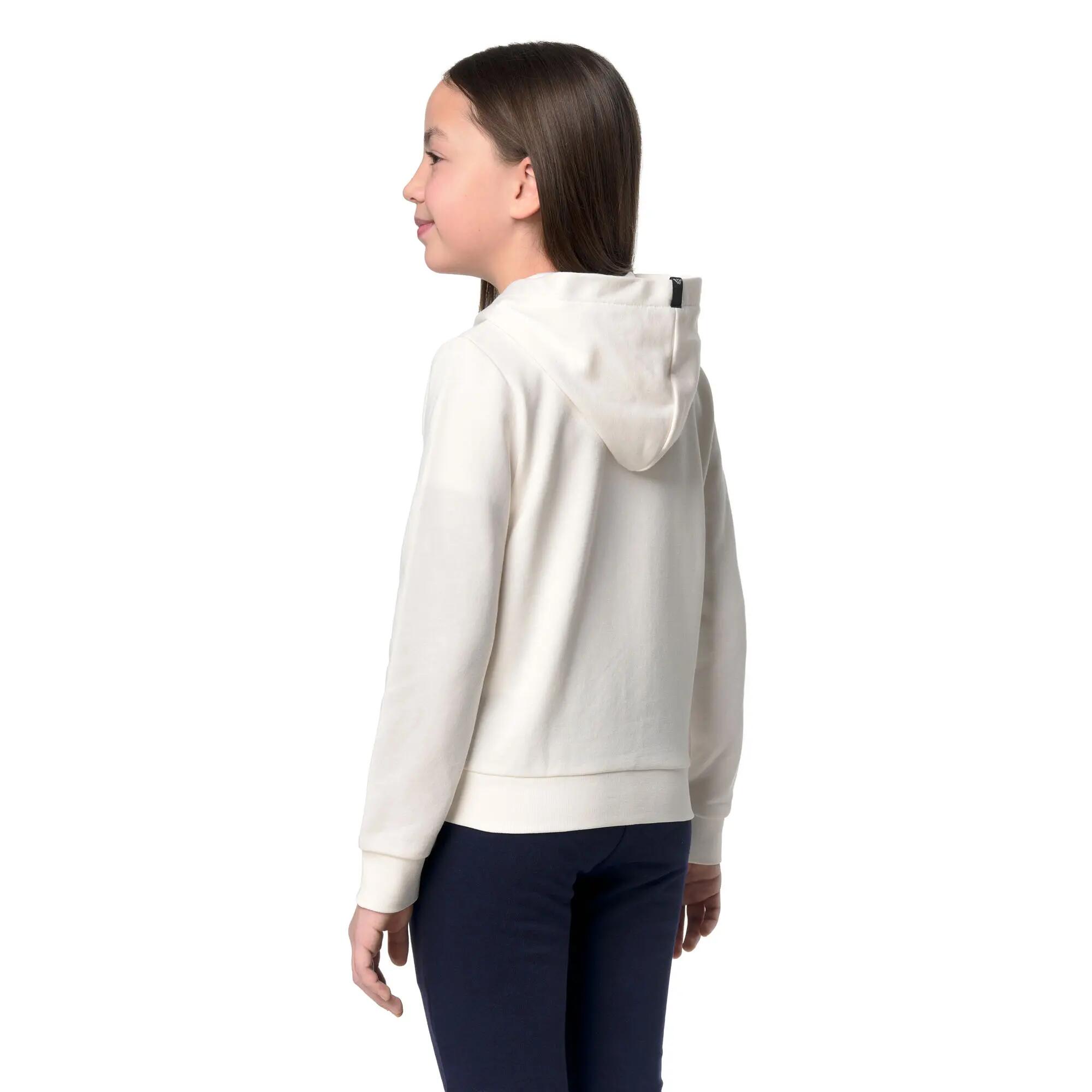 Felpa con cappuccio e zip bambini bianco KAPPA 3/7