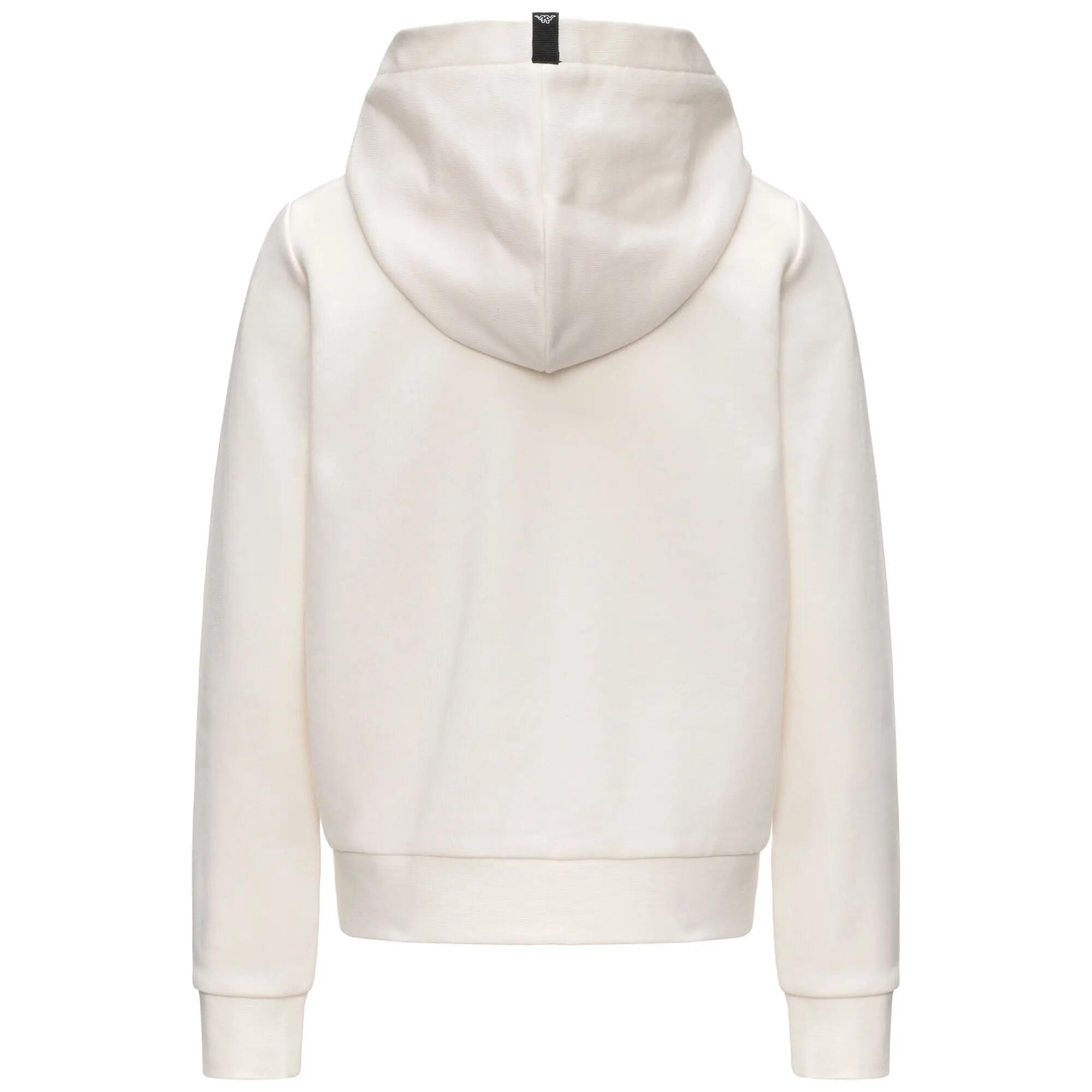 Felpa con cappuccio e zip bambini bianco KAPPA 4/7