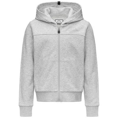 Felpa con cappuccio e zip Bambini grigio KAPPA