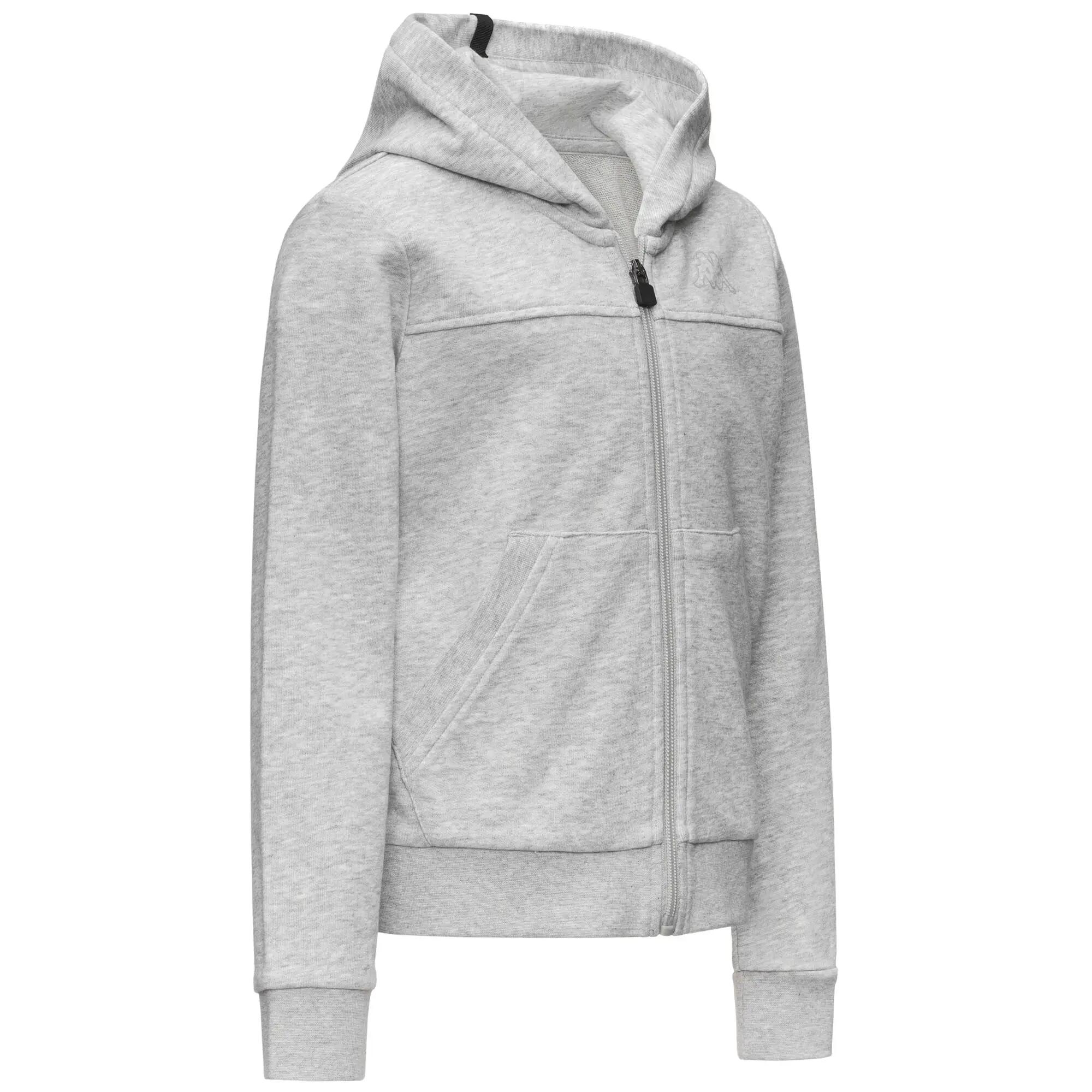 Felpa con cappuccio e zip Bambini grigio KAPPA 8/9