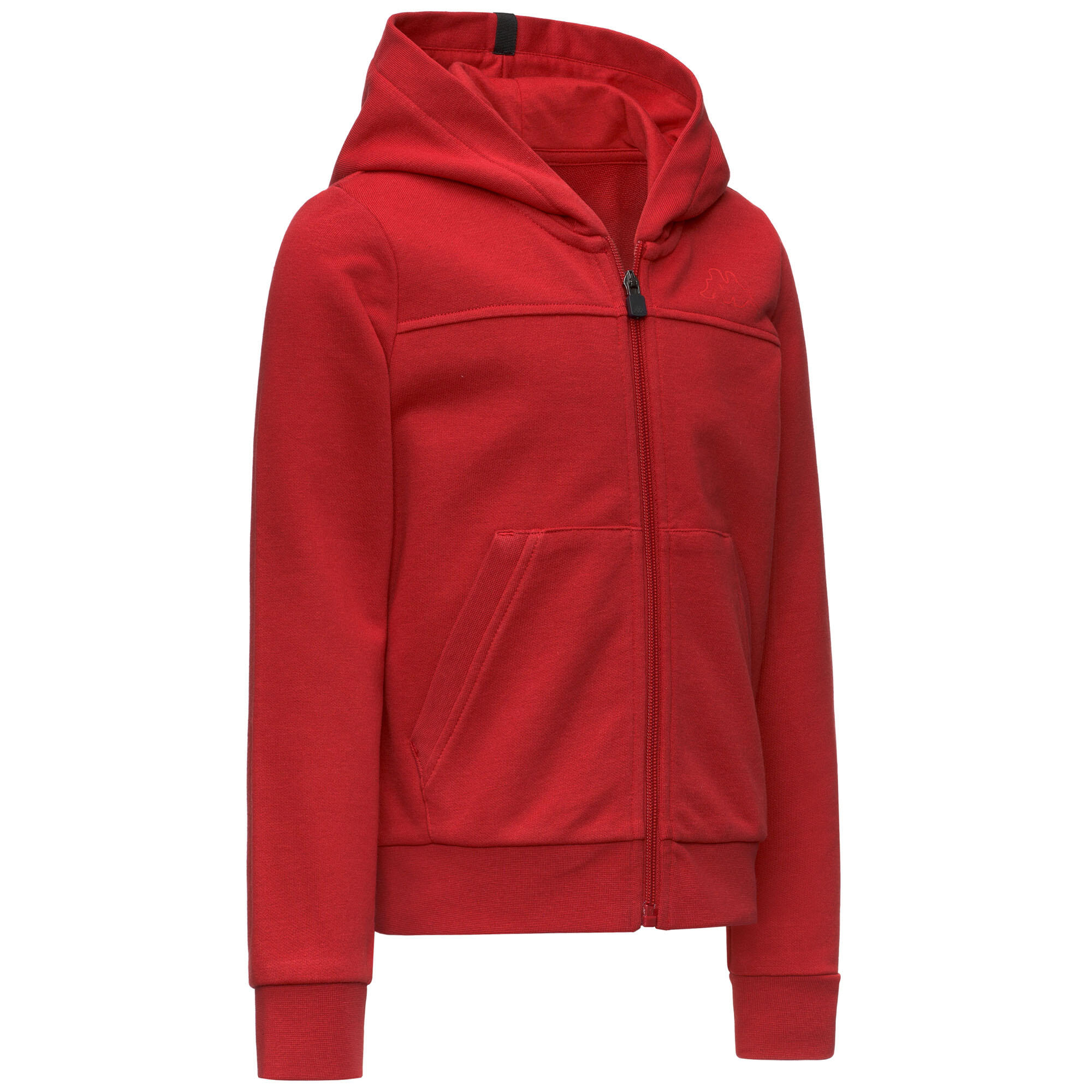 Felpa con cappuccio e zip Bambini rosso KAPPA 6/9
