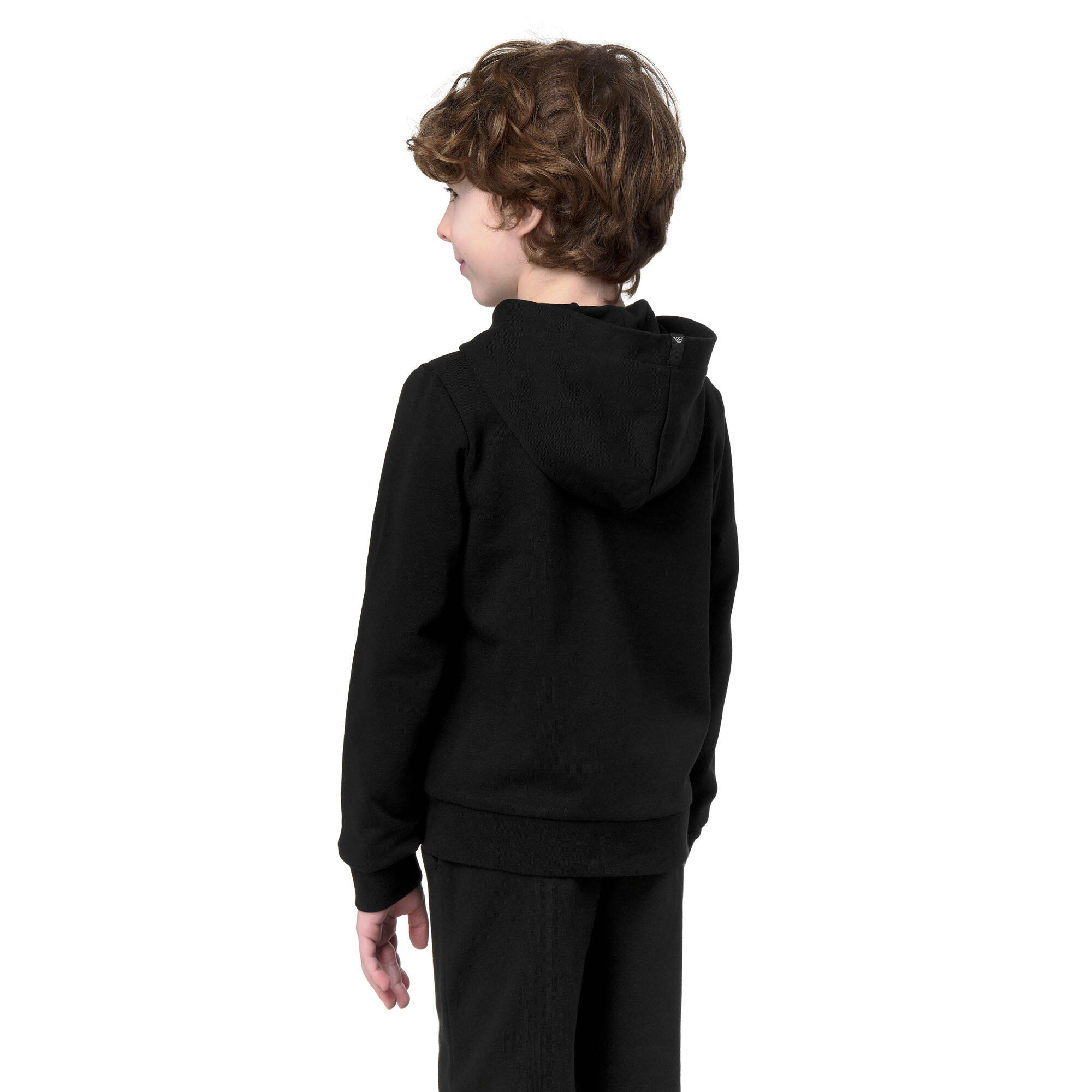 Felpa con cappuccio e zip Bambini nere KAPPA 2/8
