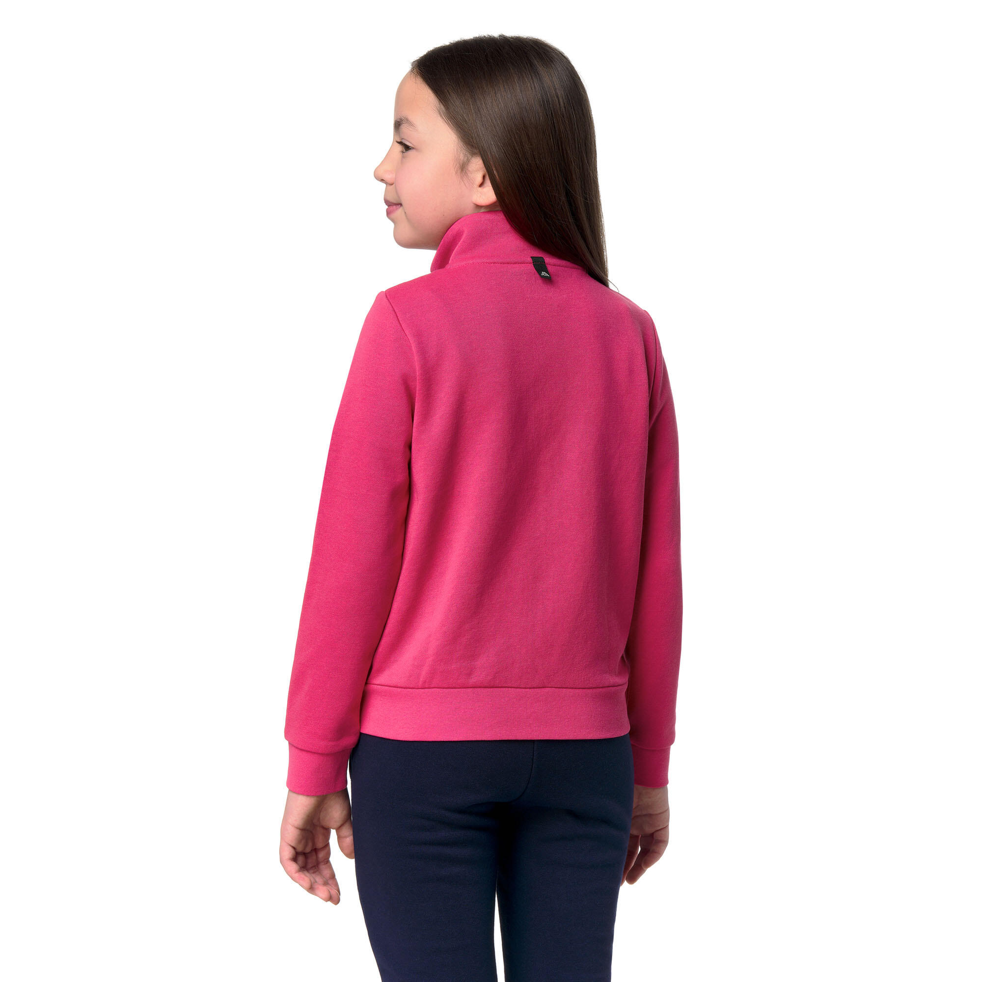Felpa con cappuccio e zip Bambini fuchsi rosa KAPPA 4/8