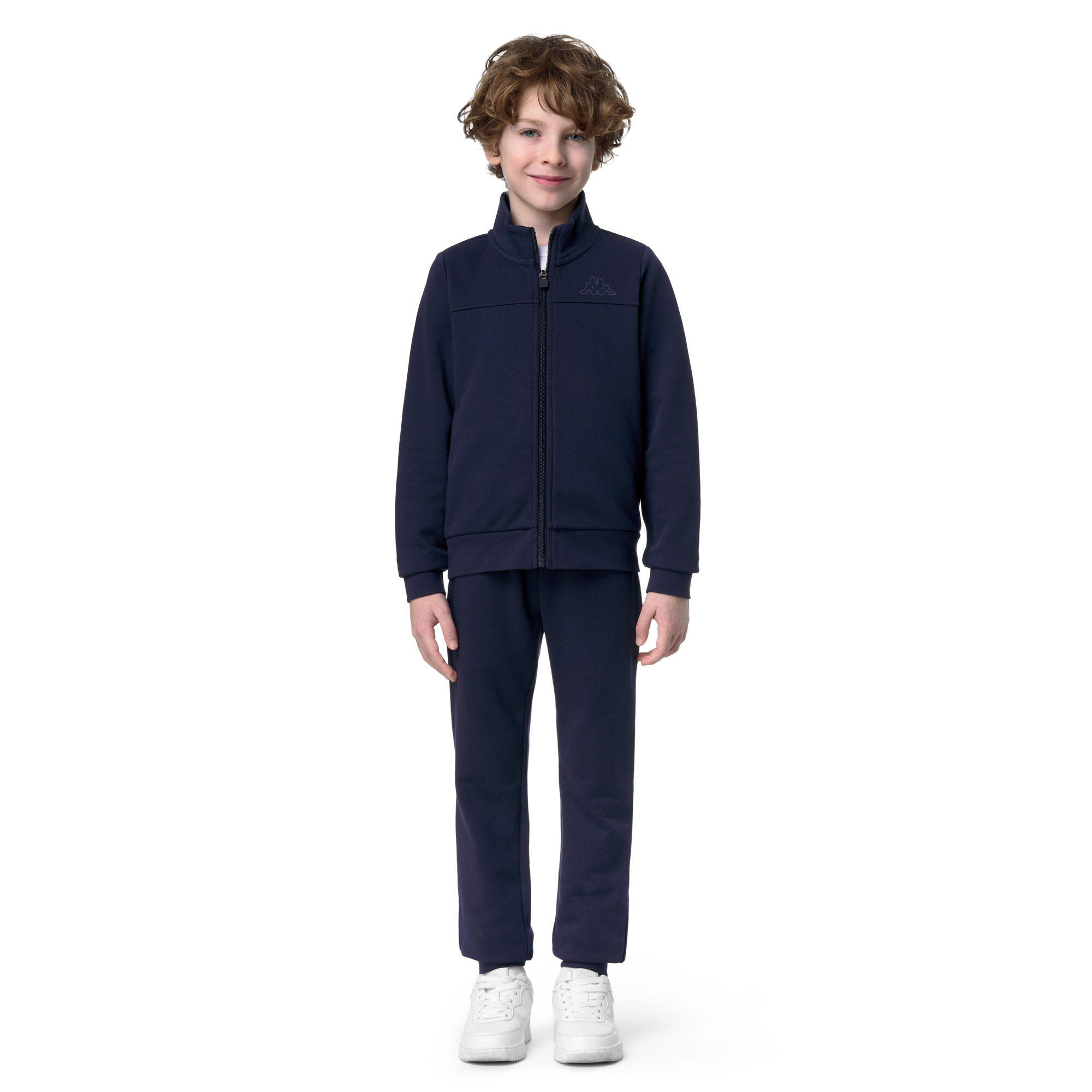 Felpa con cappuccio e zip Bambini blu marino KAPPA 8/9