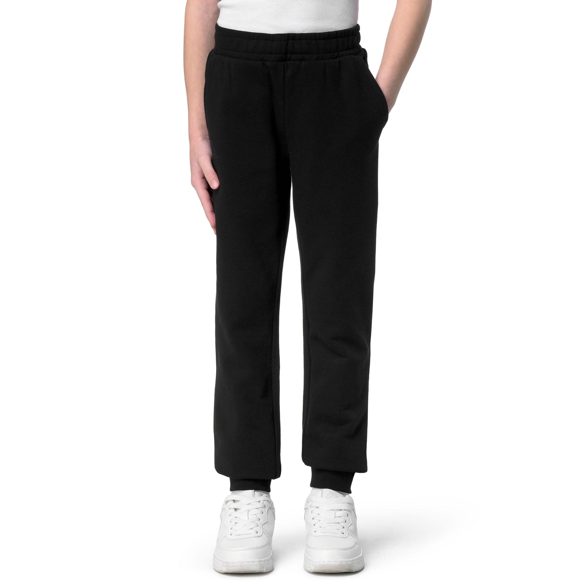 Pantaloni tuta bambino neri KAPPA 2/9