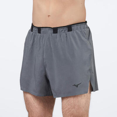Pantaloncino running uomo MIZUNO TECH LIGHT 3.5 GRIGIO