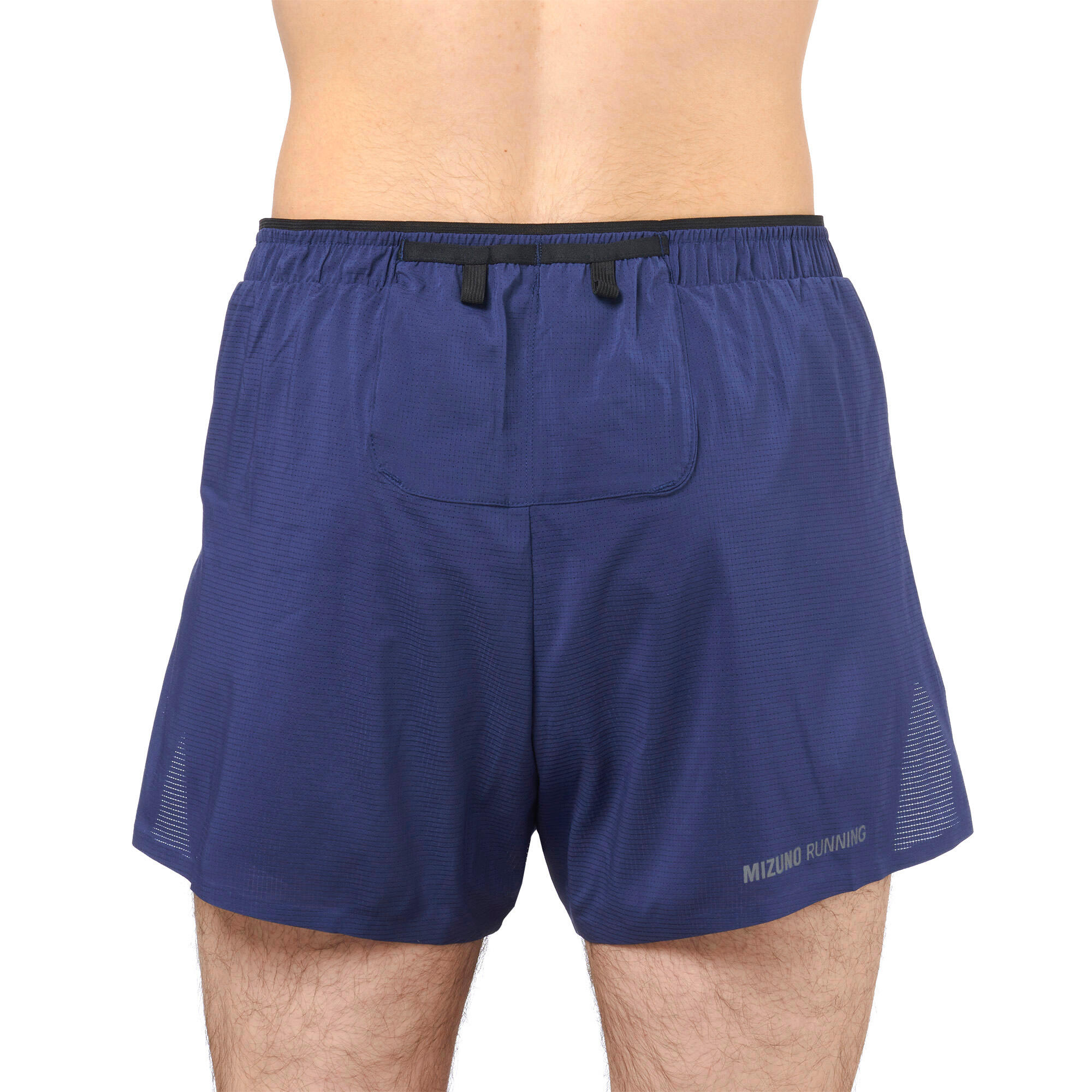 Pantaloncino running uomo MIZUNO TECH LIGHT 3.5 BLU 3/4