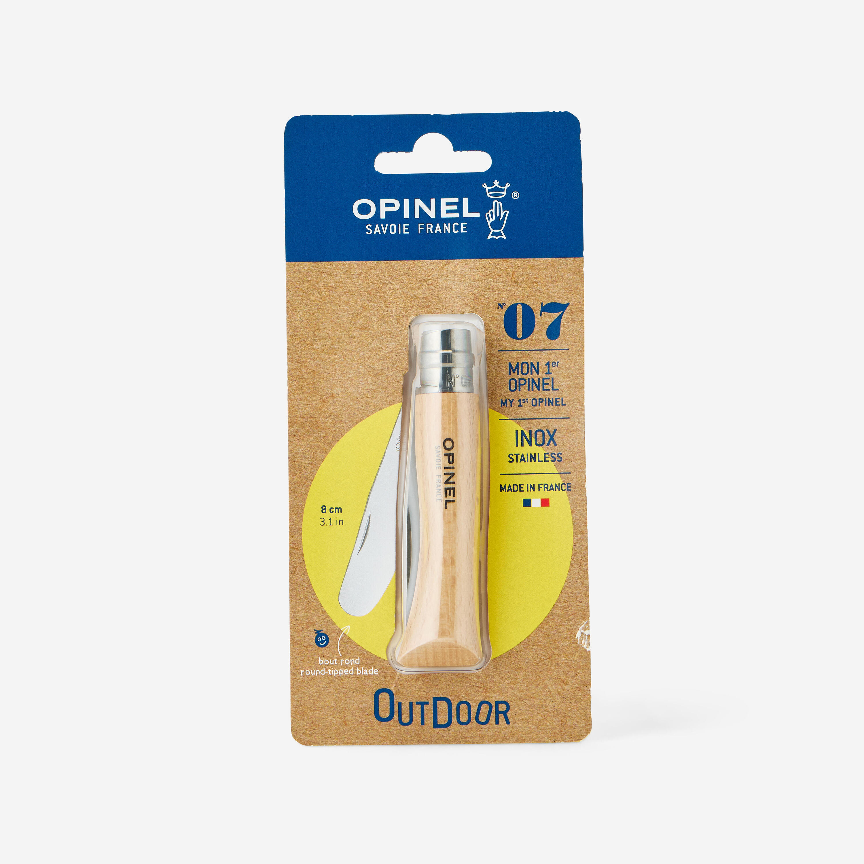 Coltello pieghevole bambini n° 7 punta rotonda 2/7