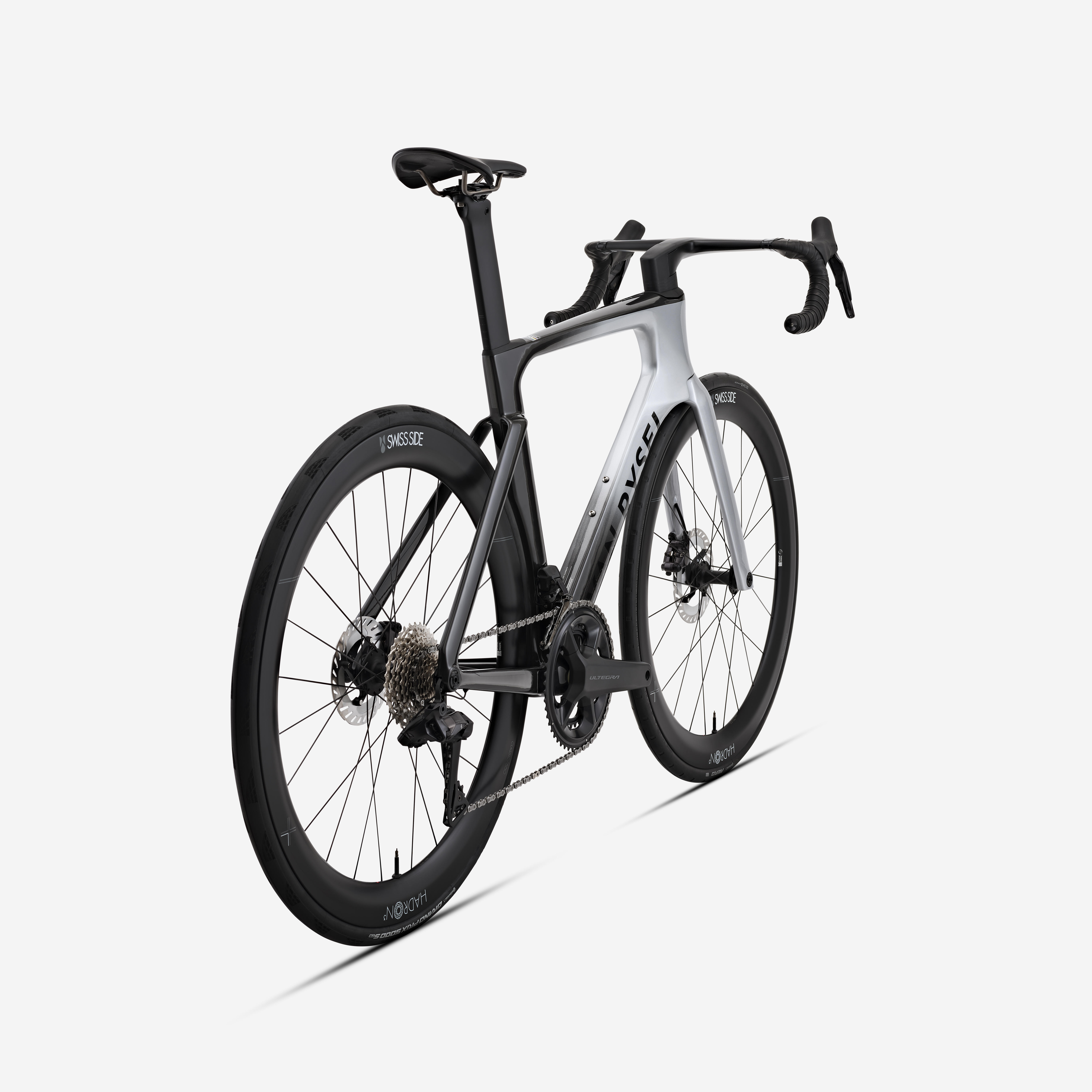VAN RYSEL Cestný bicykel RCR-F Pro Ultegra DI2 2x12 PWM sivý S · záber 4