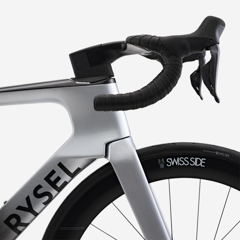 Bicicletă șosea Shimano Ultegra DI2 2x12v senzor de putere RCR-F Pro Gri