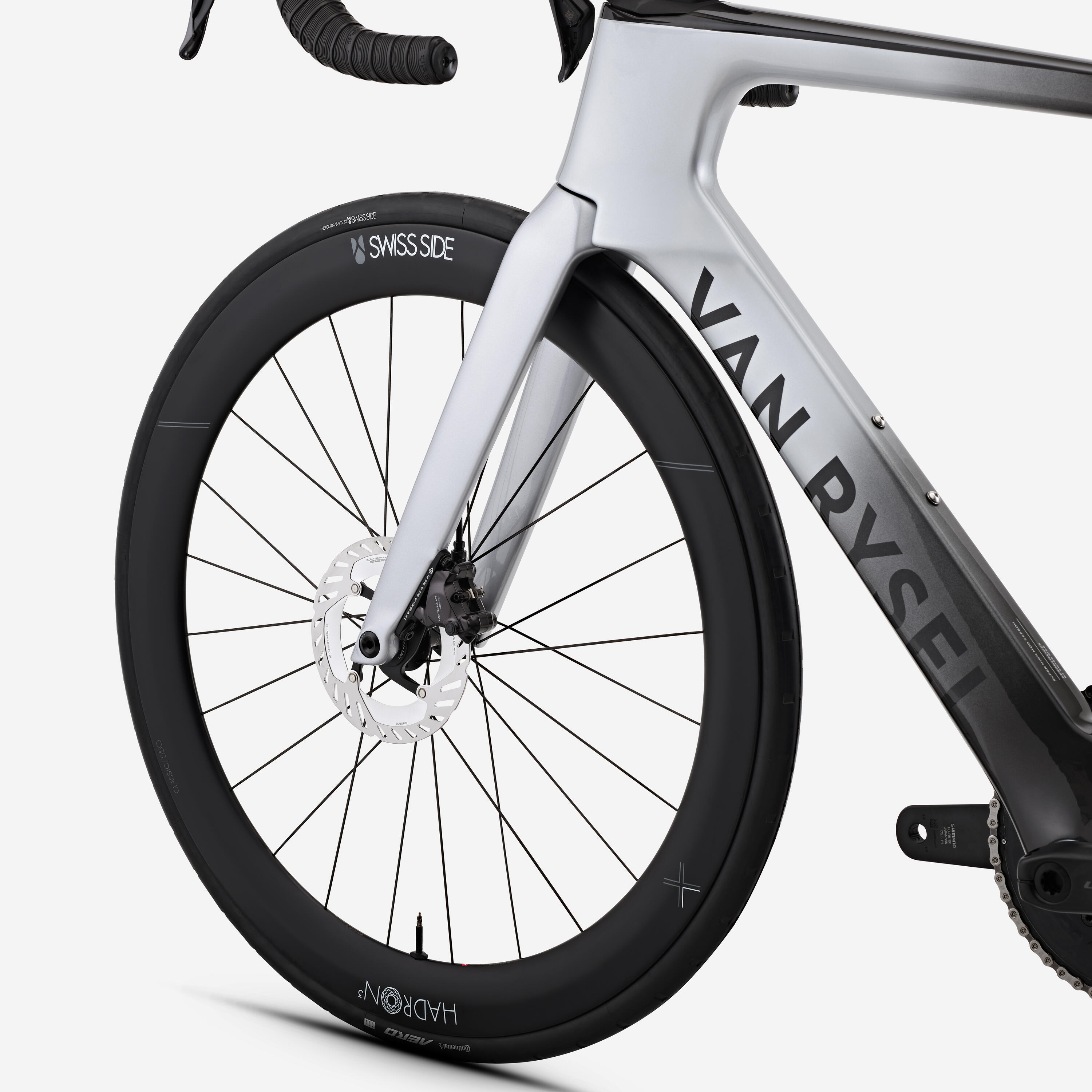 Bicicleta de Estrada Shimano ULTEGRA DI2 2x12v Sensor Potência RCR-F Pro Cinza 7/17
