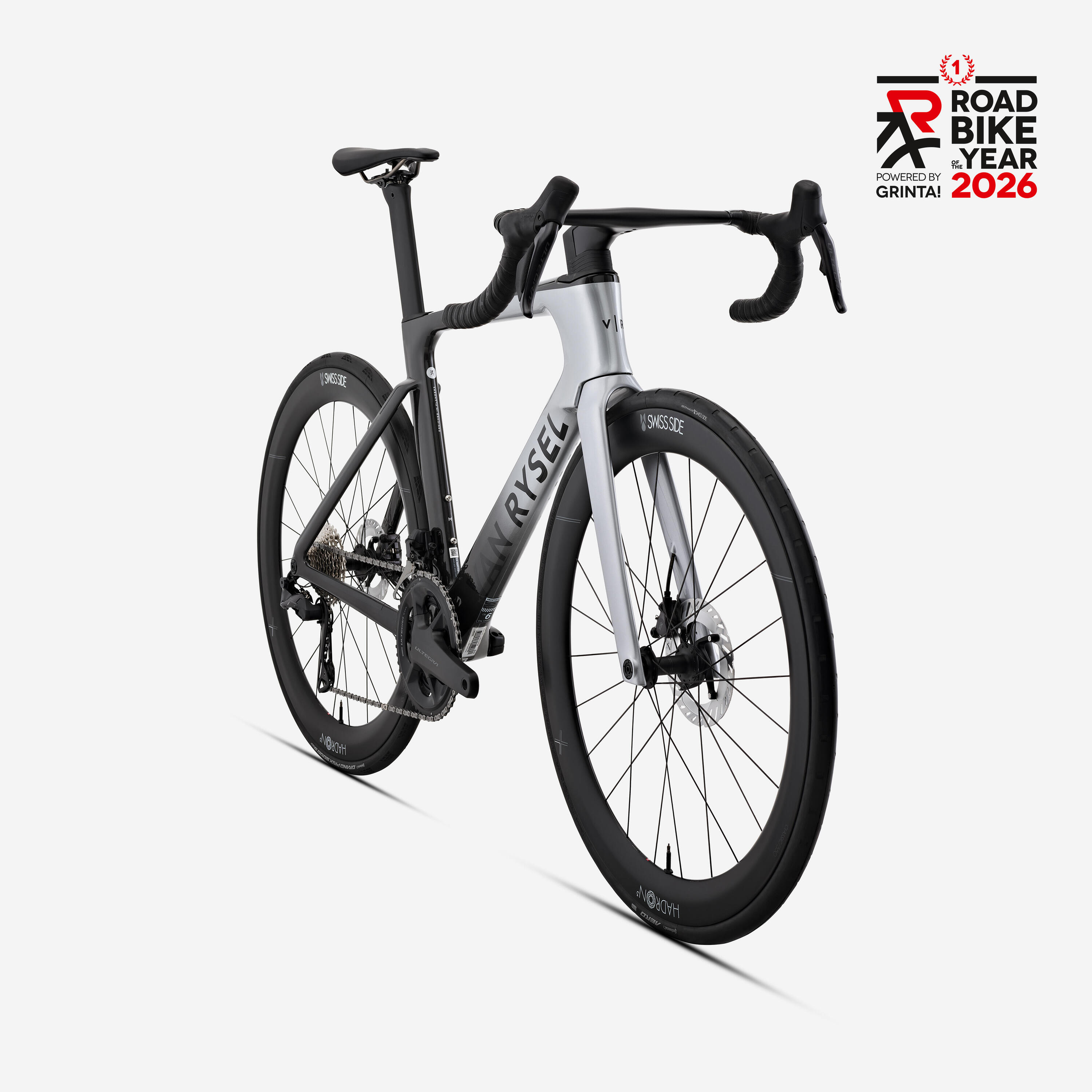 Bicicleta de Estrada Shimano ULTEGRA DI2 2x12v Sensor Potência RCR-F Pro Cinza 2/17