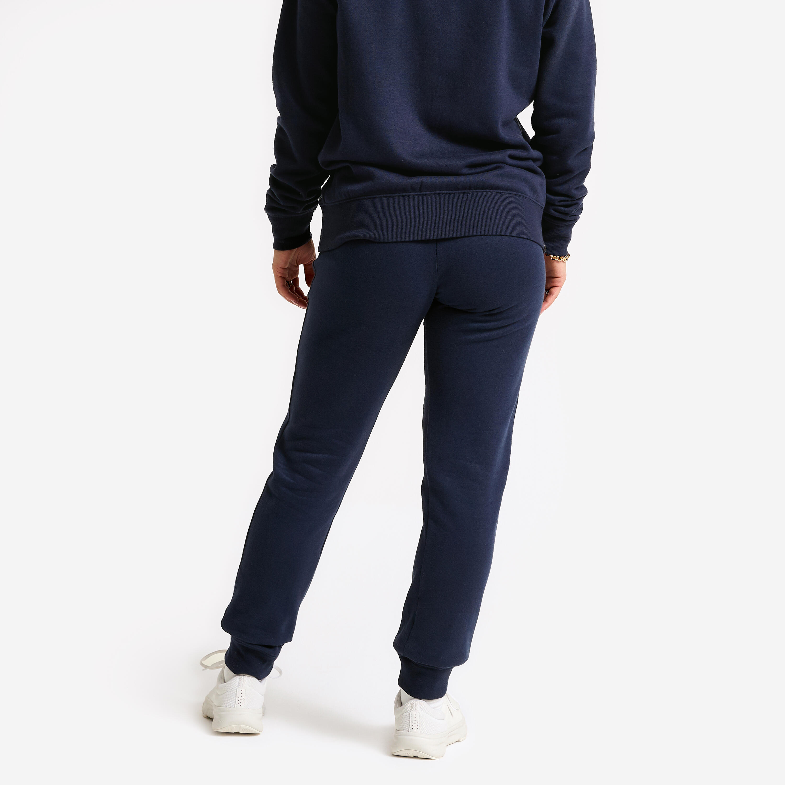 Pantalon de jogging ajusté en coton ouaté femme 3/6