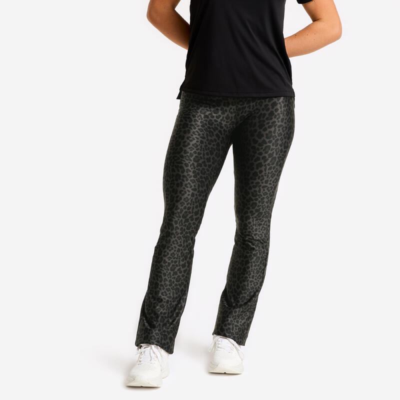 Colanți model leopard Gri Damă