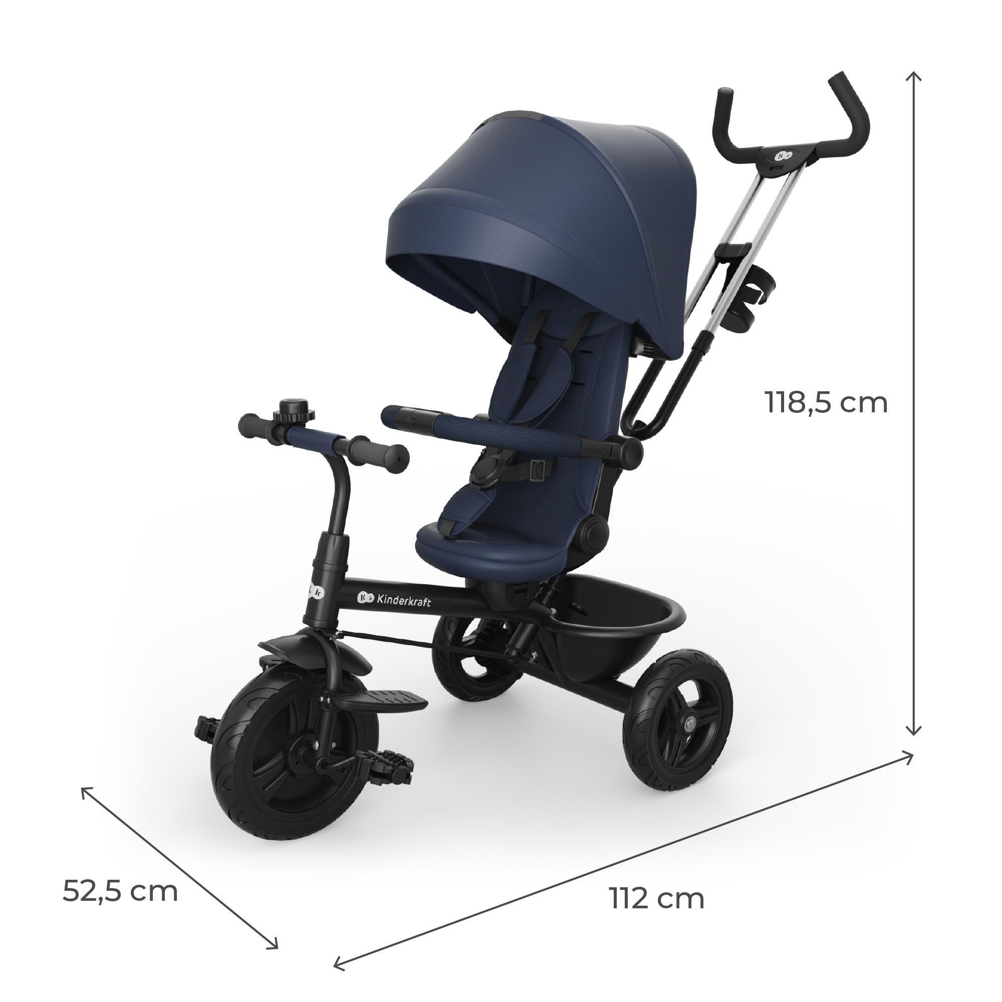 Triciclo ASTON 2 PLUS Navy Azul - CD 2/10