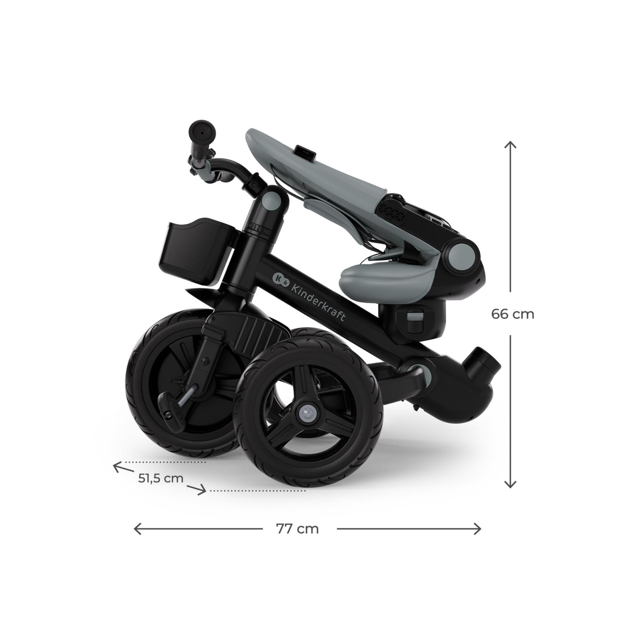 Triciclo Aston 2 Plus gris - CD 7/13