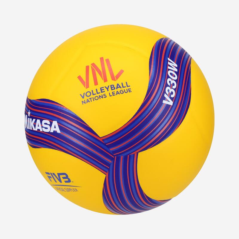 Minge de volei mărimea 5 - V330W VNL Galben Albastru