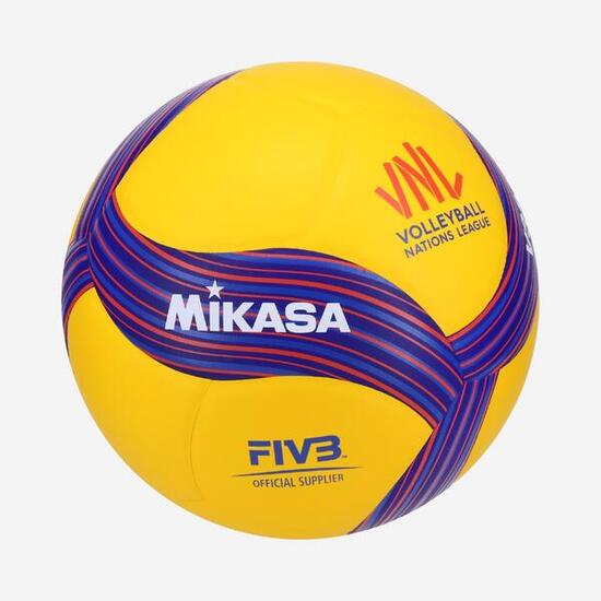 Ballon de volleyball Taille 5 - V330W VNL jaune et bleu