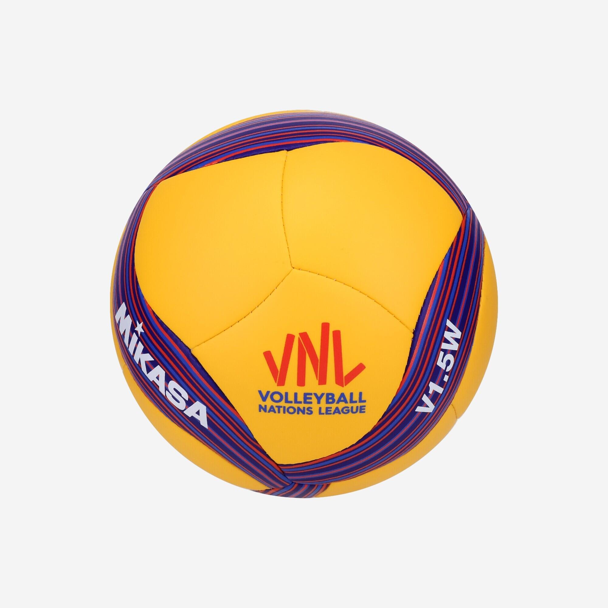 Balón de voleibol Talla 1 - V1.5W VNL amarillo y azul 3/5