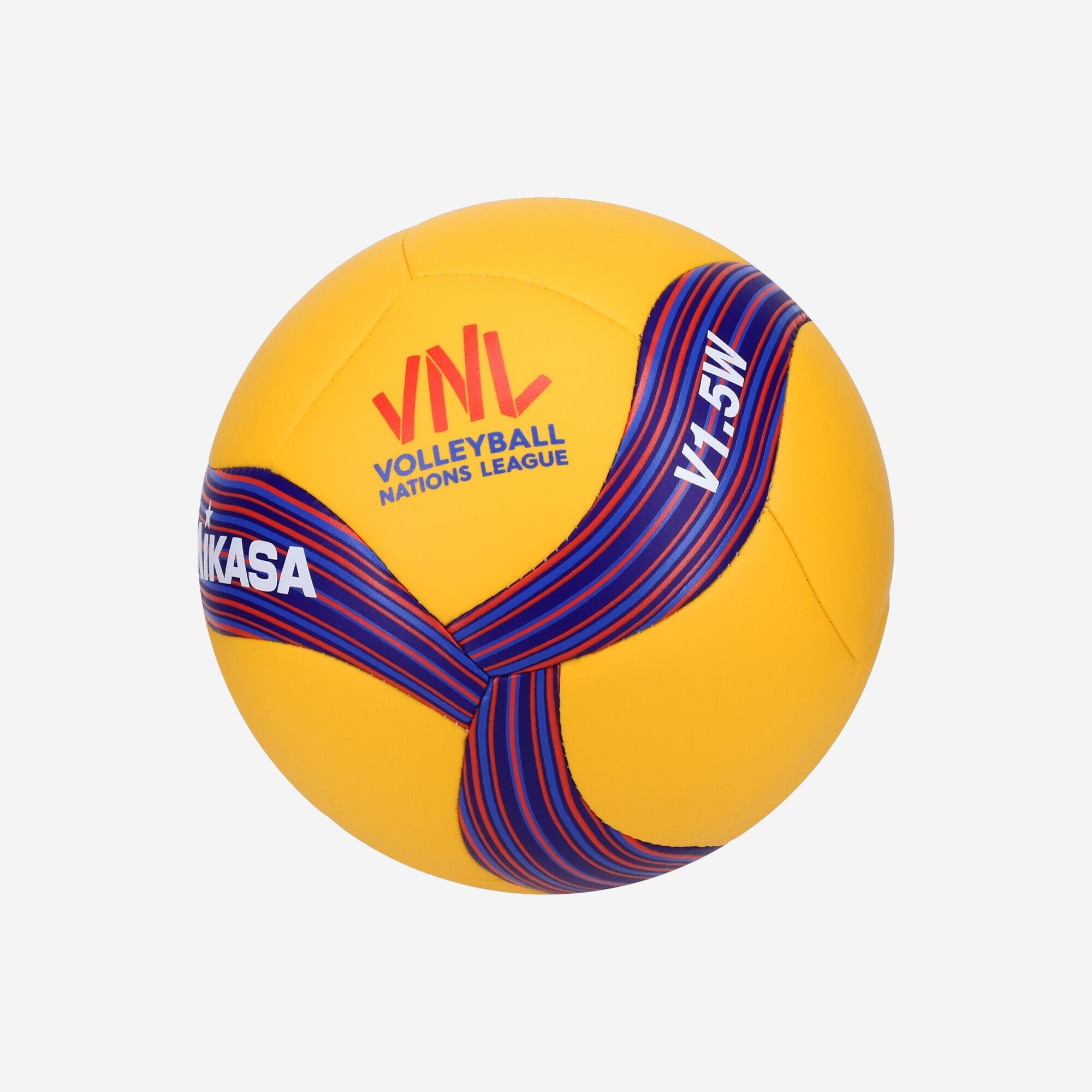 Balón de voleibol Talla 1 - V1.5W VNL amarillo y azul 2/5