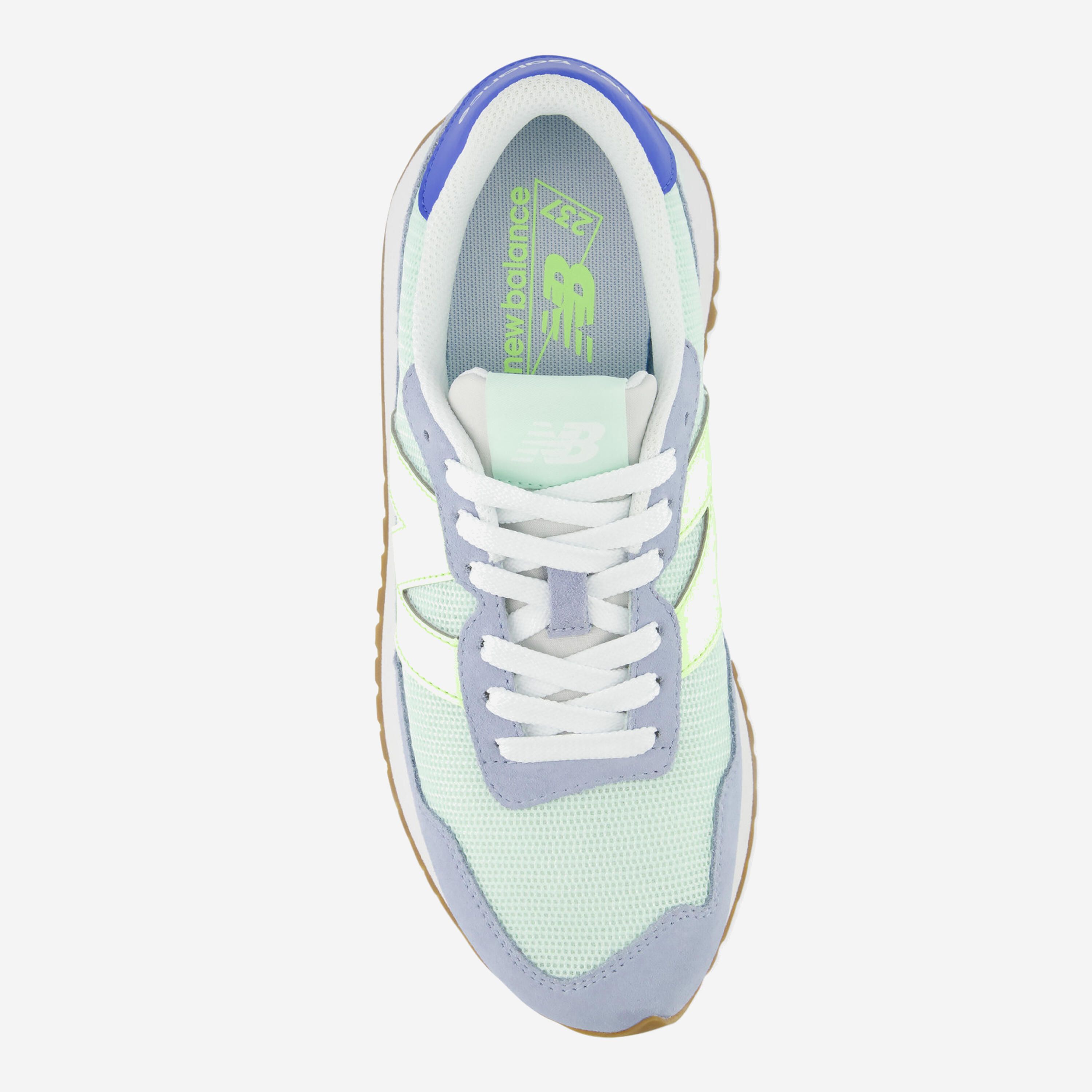 Basket New Balance 237, femme, gris, vert 5/5