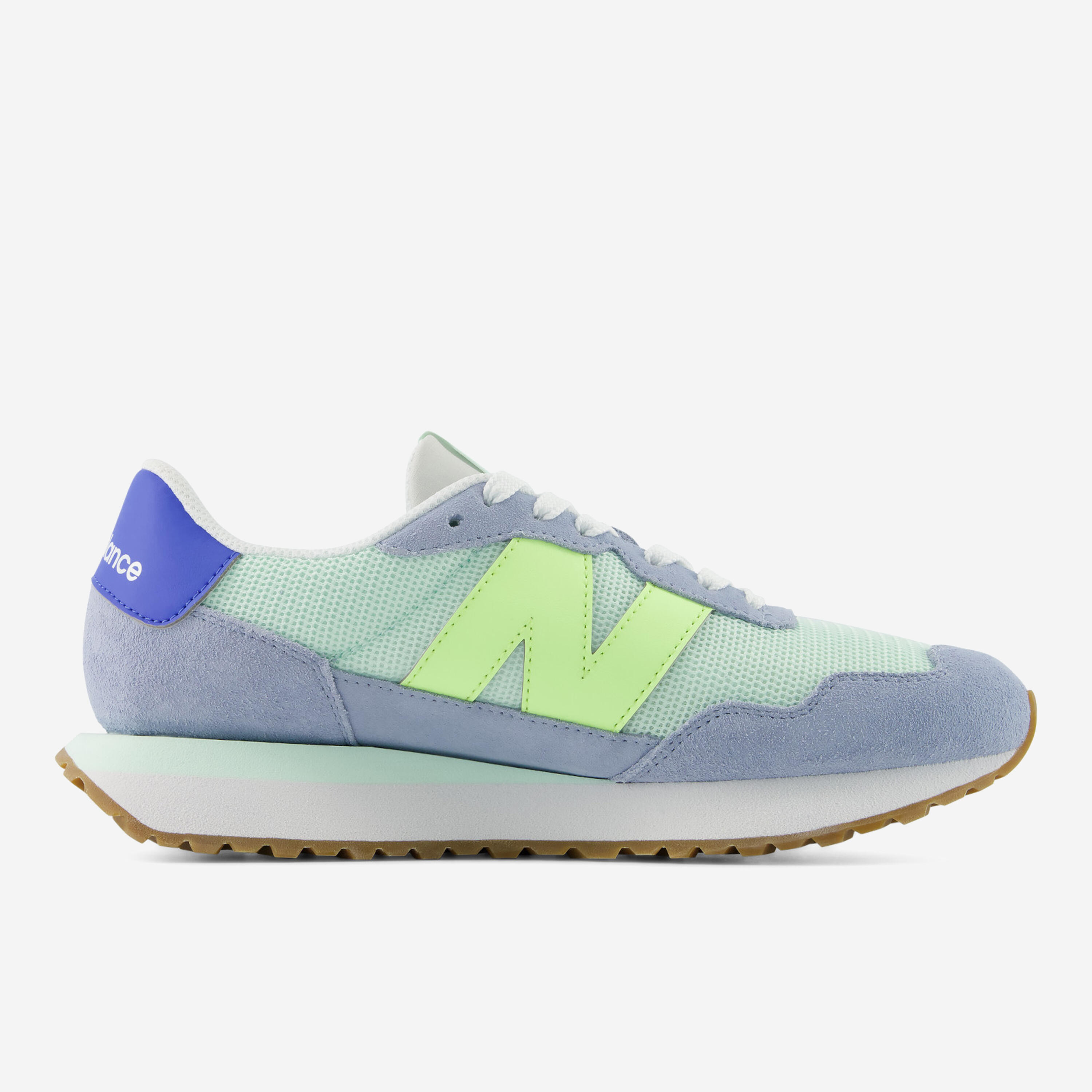 Basket New Balance 237, femme, gris, vert 2/5