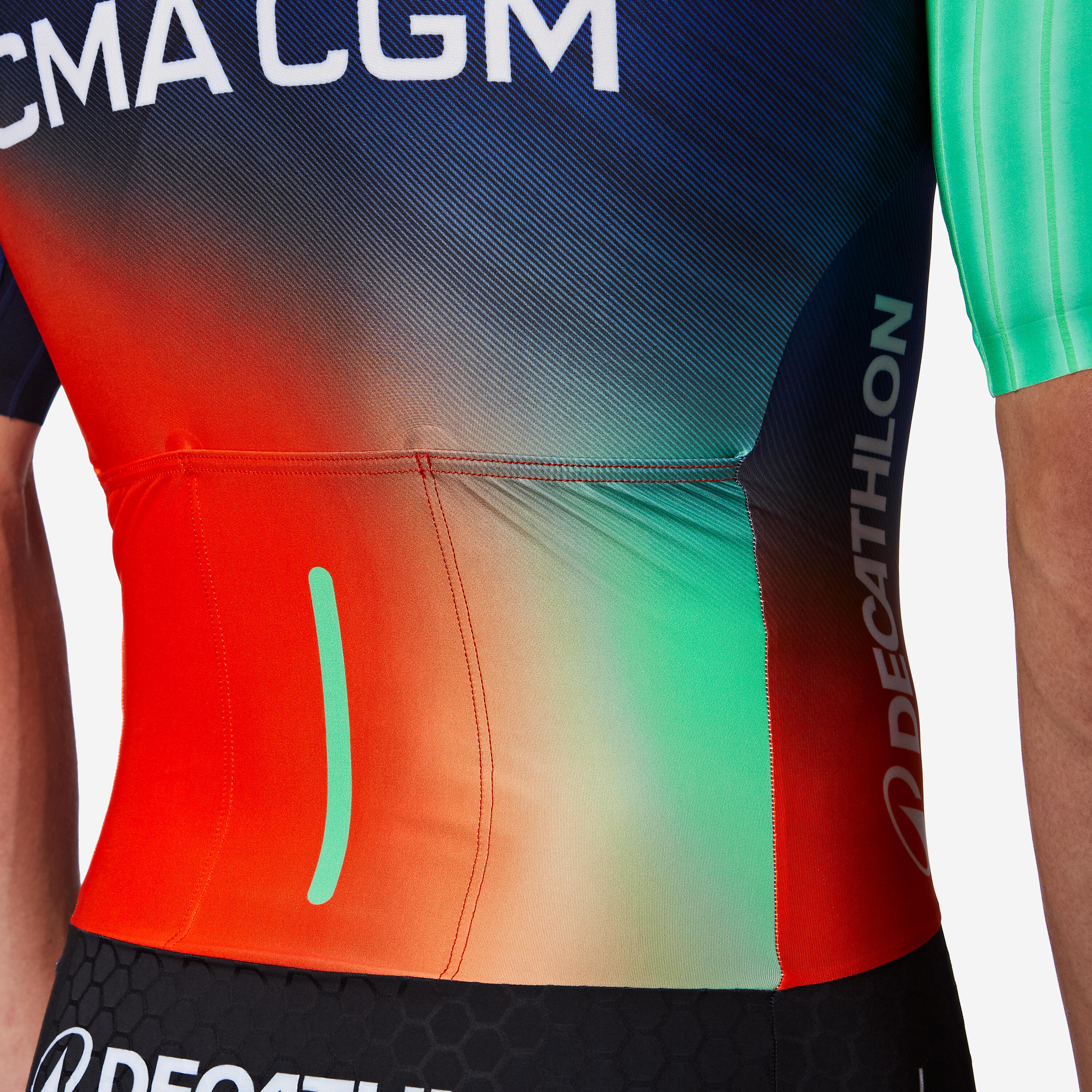 Aero-Rennradhandschuhe, RCR-F Decathlon CMA CGM Offiziell 5/10
