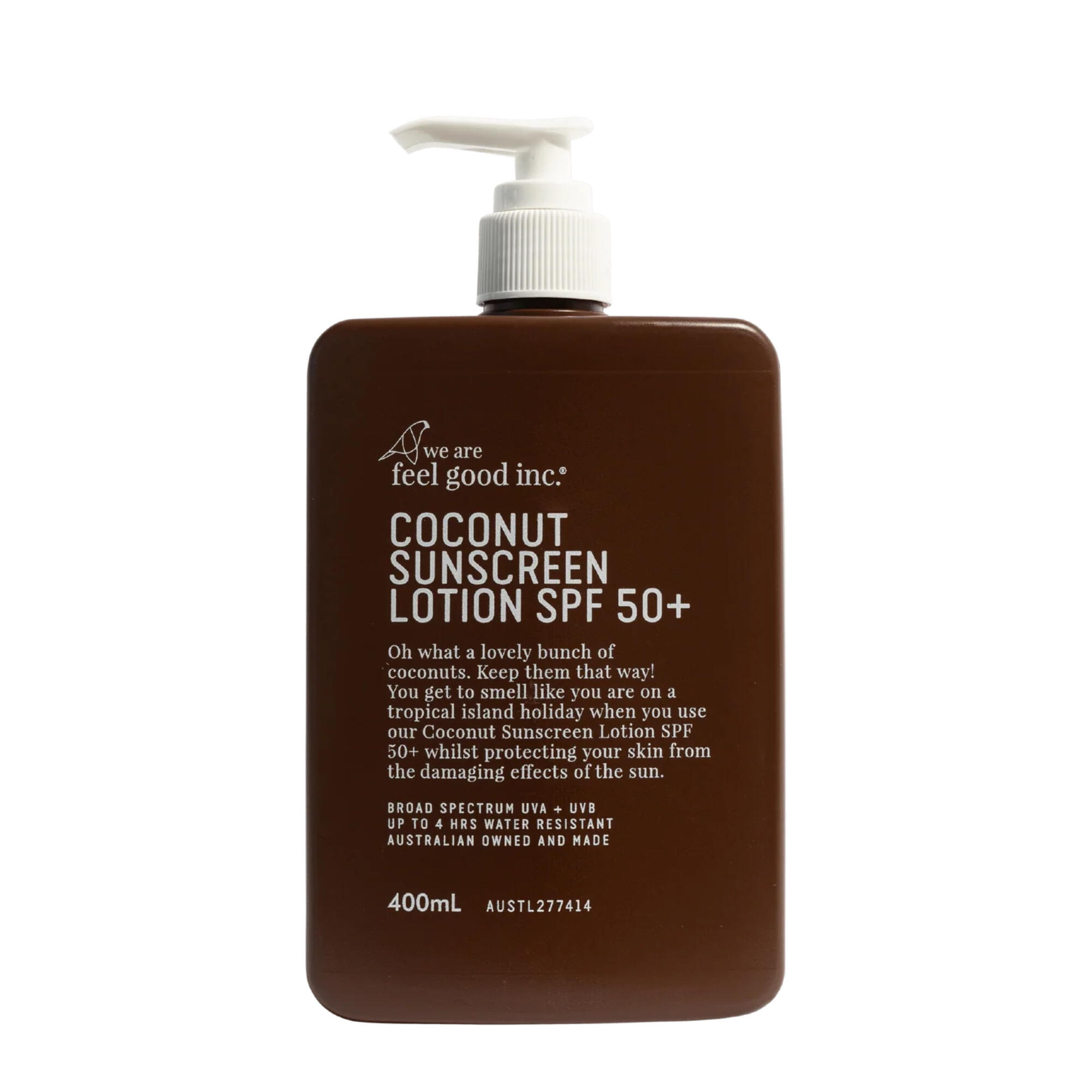Feel Good Coconut Sunscreen Lotion SPF50+ - 400ml