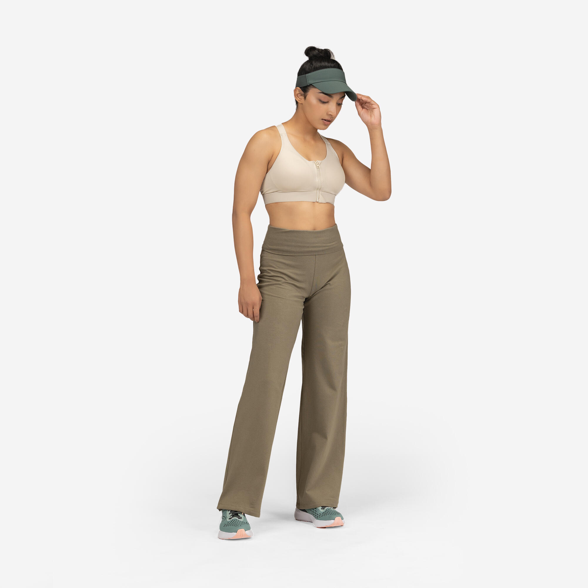 domyos Women's High-Waisted Soft Yoga Pants,-picture-25