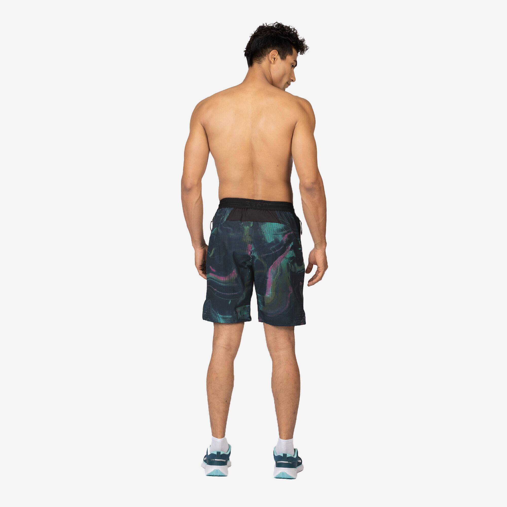 Men's Breathable Performance Cross Training Shorts with Zipped Pockets -  3