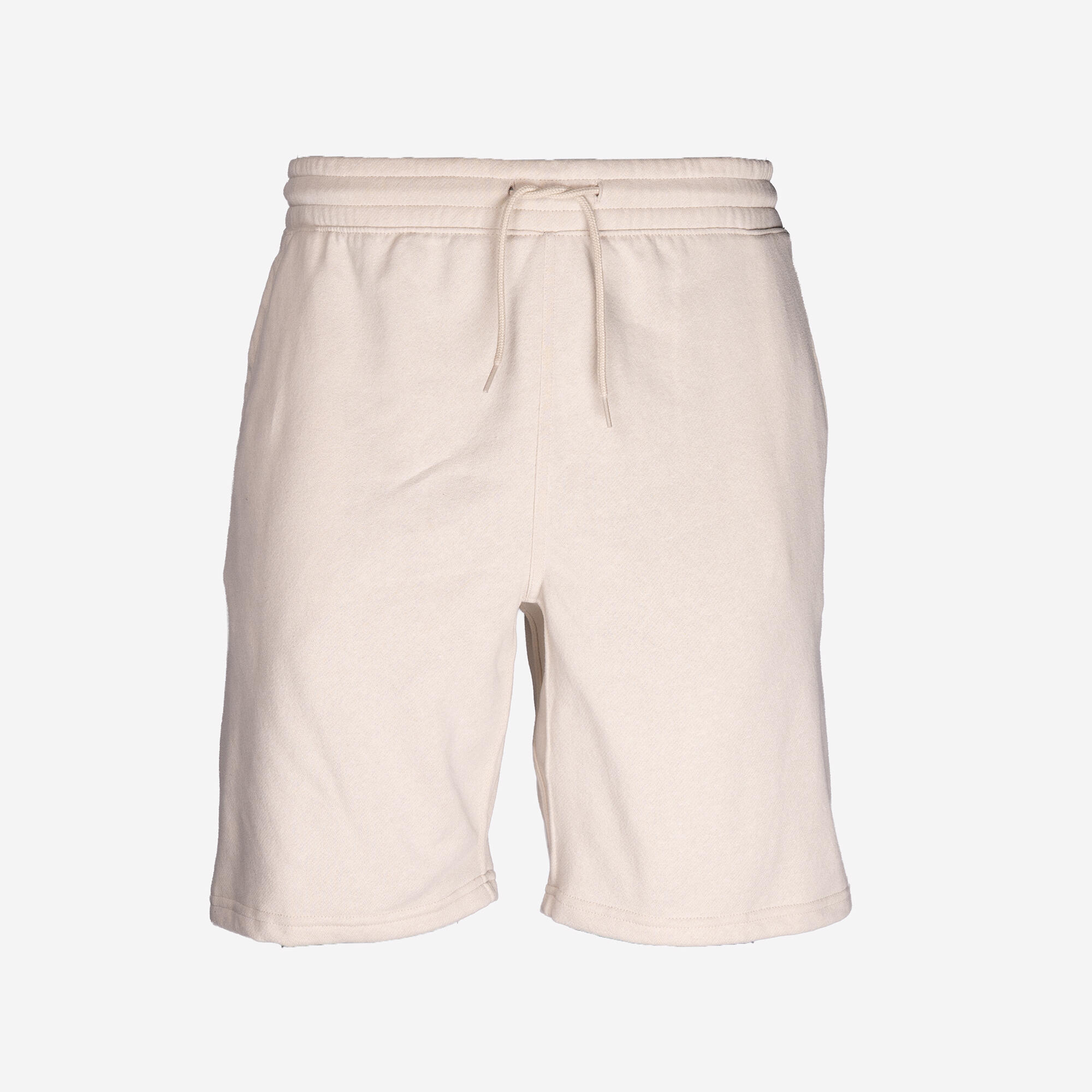 Men's Brushed Jersey Fitness Shorts with Pockets - Grey