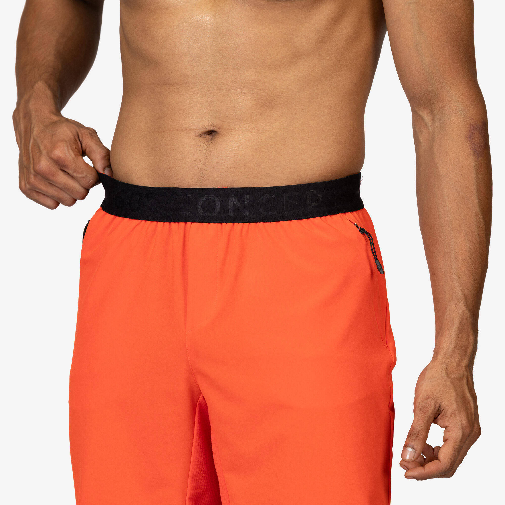 Men's Breathable Performance Cross Training Shorts with Zipped Pockets -  5