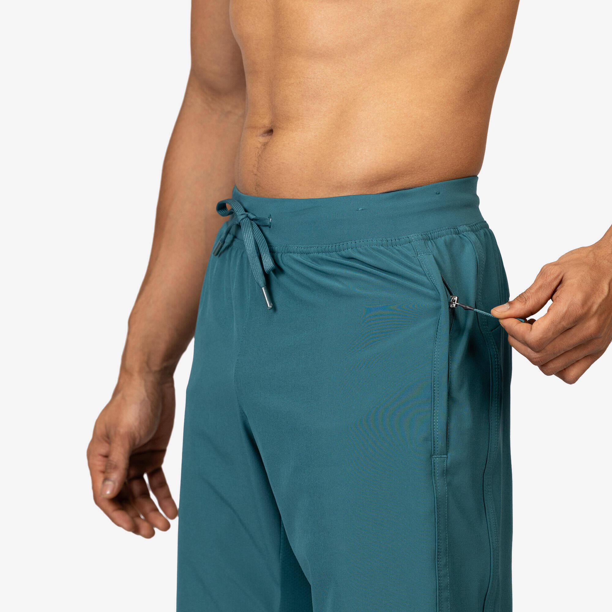 Men's Fitness Cardio Training Shorts 500 - Ochre -  4