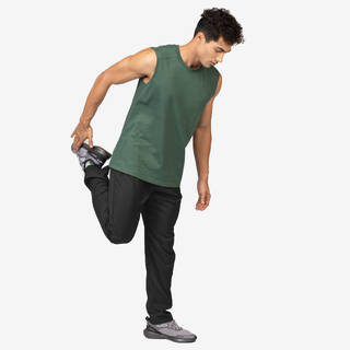 Men's Stretchy Fitness Tank Top - Comet Blue