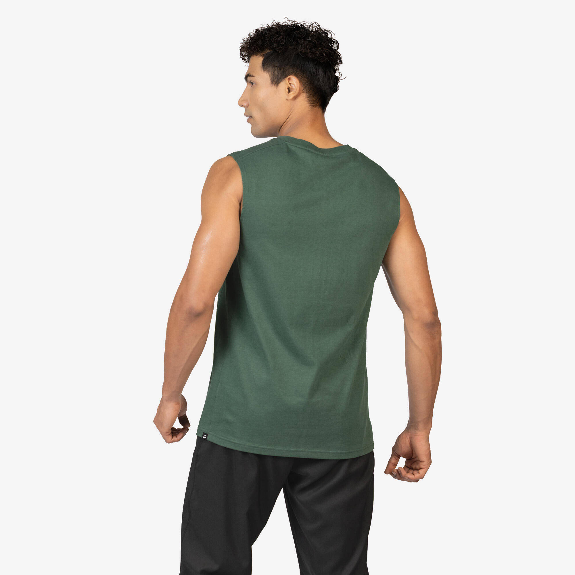 Men's Stretchy Fitness Tank Top - Comet Blue -  3