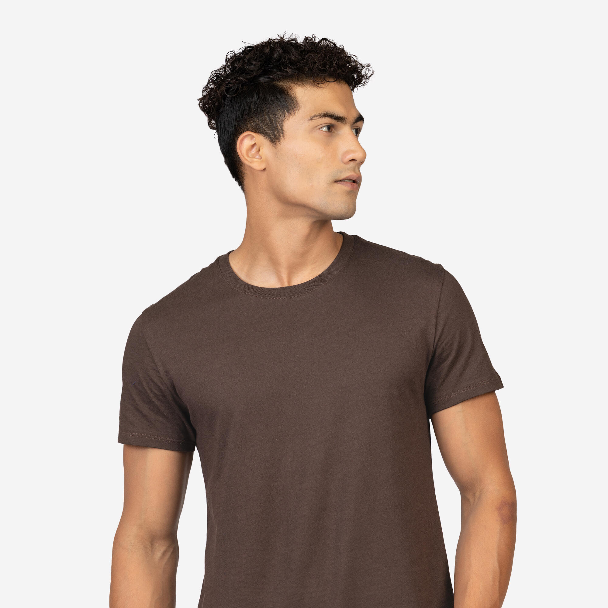 Men's Fitness Cotton T-Shirt 100 Sportee - Green-image-20
