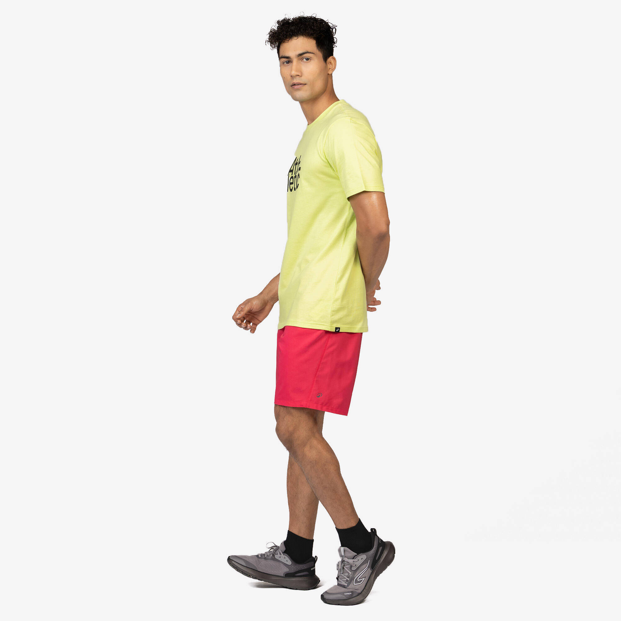 Men's Regular Cotton Fitness T-Shirt - Brown -  3