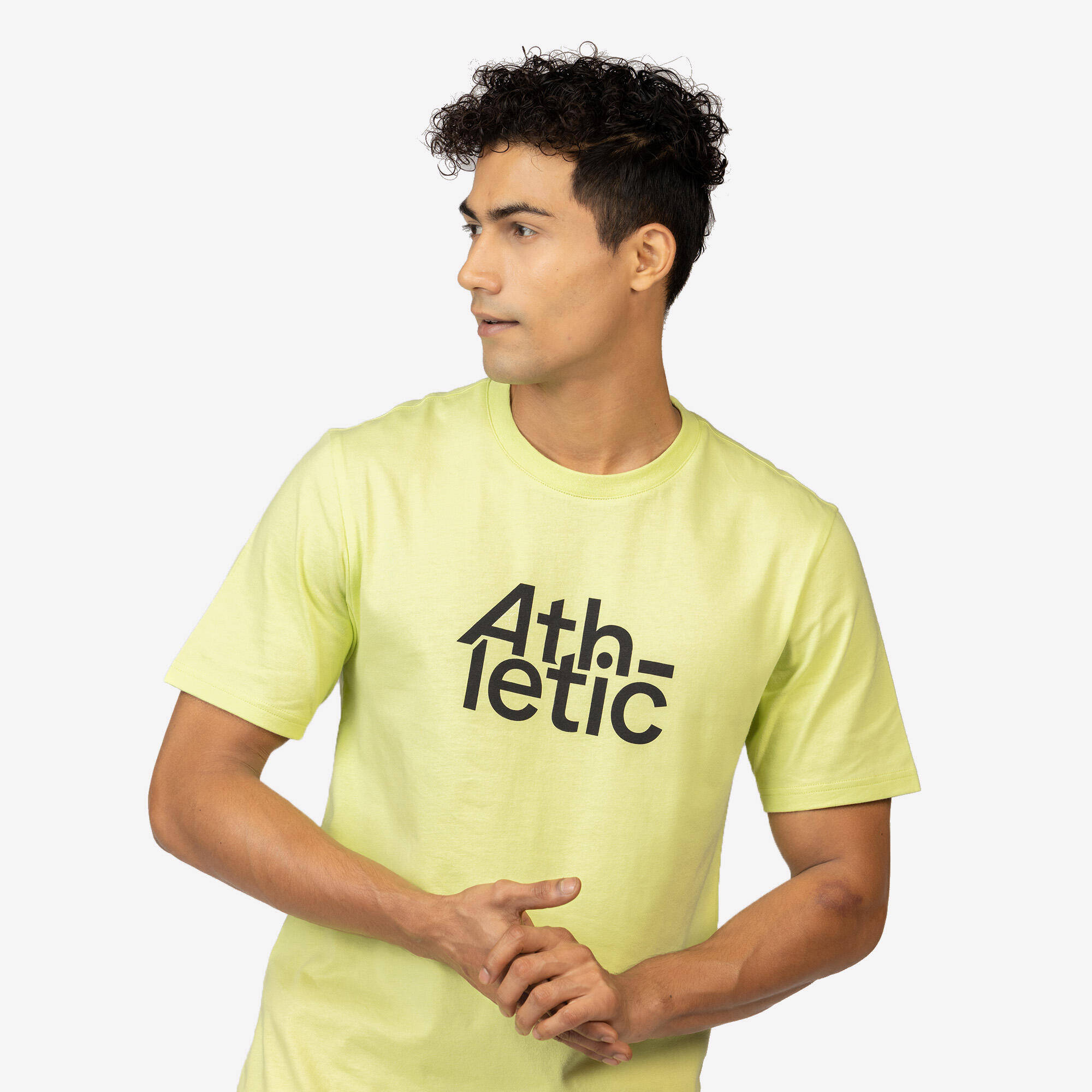 Men's Regular Cotton Fitness T-Shirt - Brown -  2