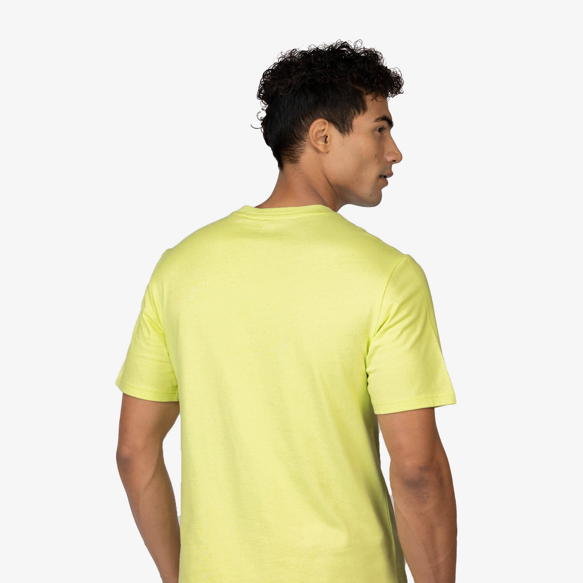 Men's Regular Cotton Fitness T-Shirt - Brown -  4