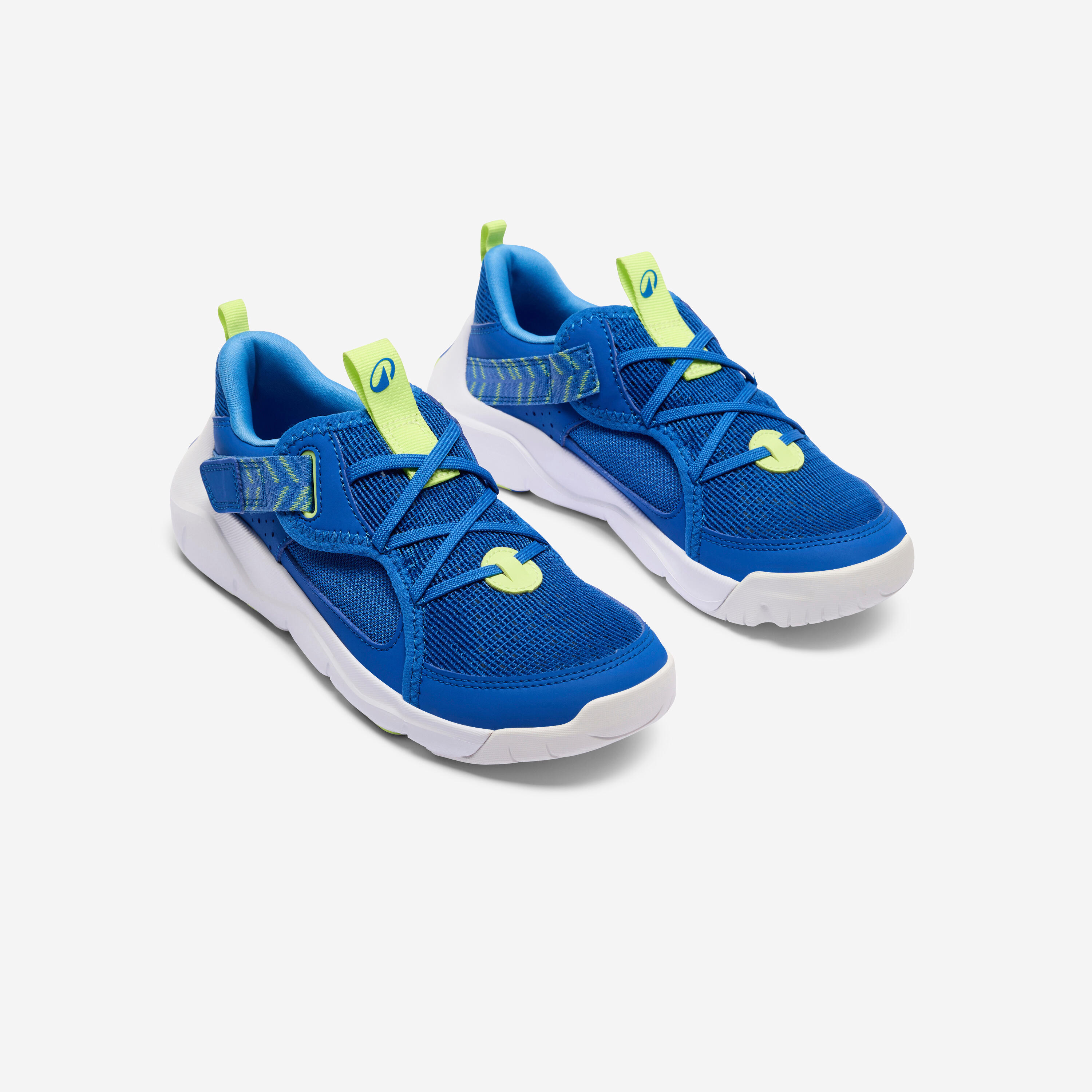 Scarpe da ginnastica bambino PLAYFUL SUMMER traspiranti azzurro-giallo 2/5