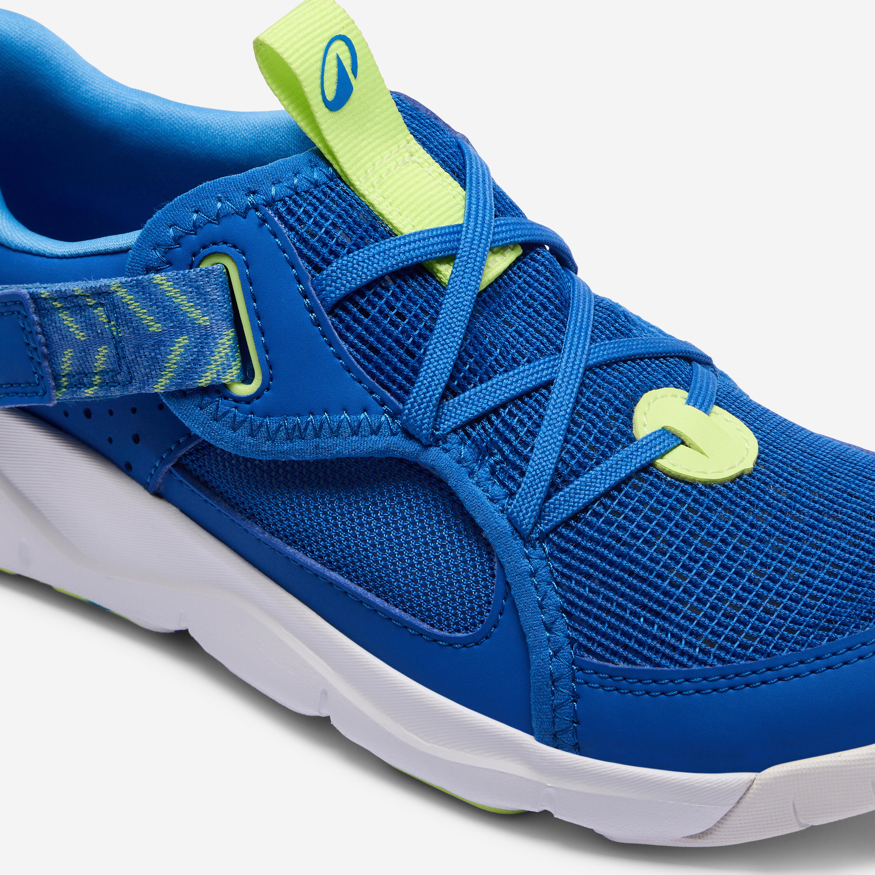 Scarpe da ginnastica bambino PLAYFUL SUMMER traspiranti azzurro-giallo 3/5