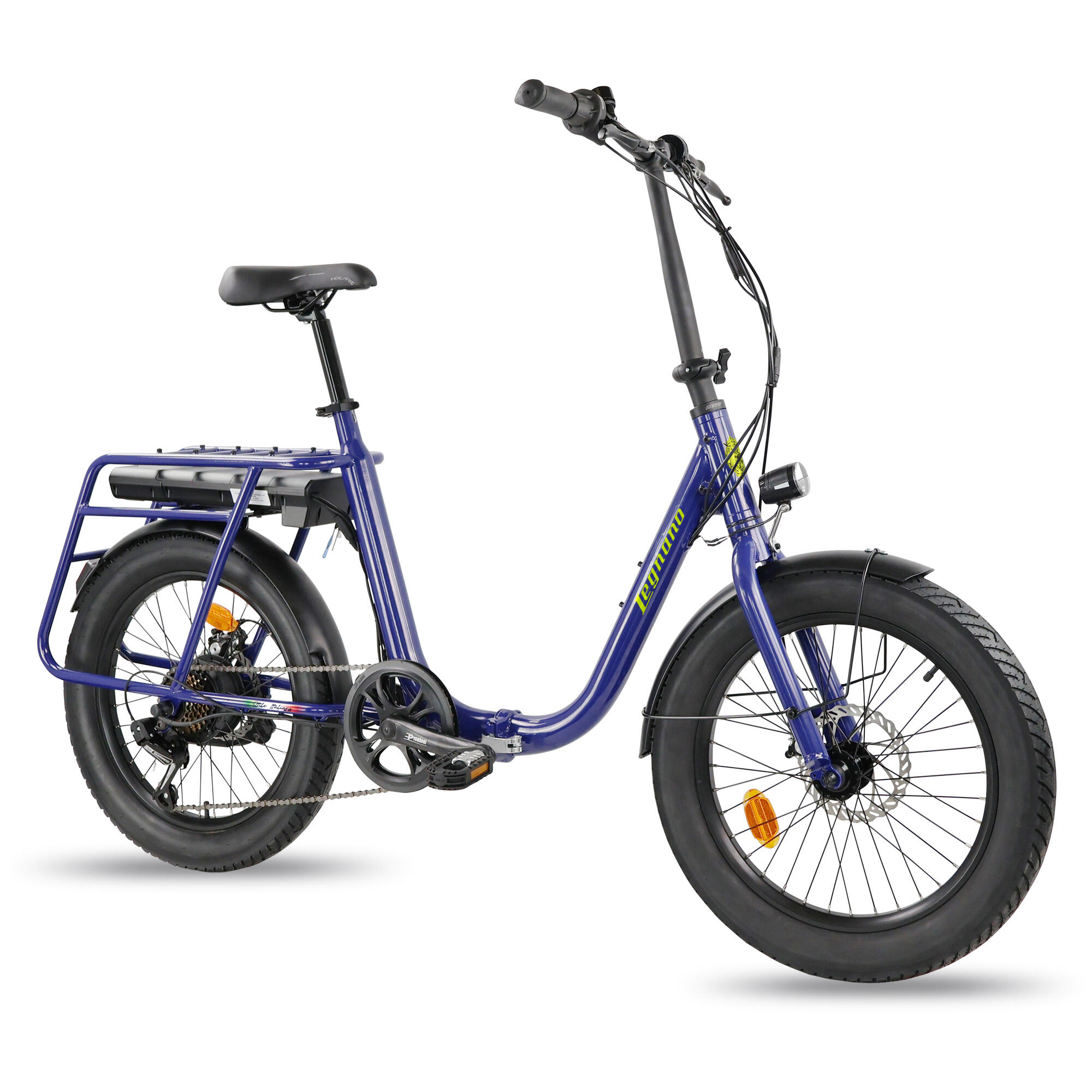 Bici elettrica pieghevole a pedalata assistita Legnano Neo E1000 Motore Bafang 3/7