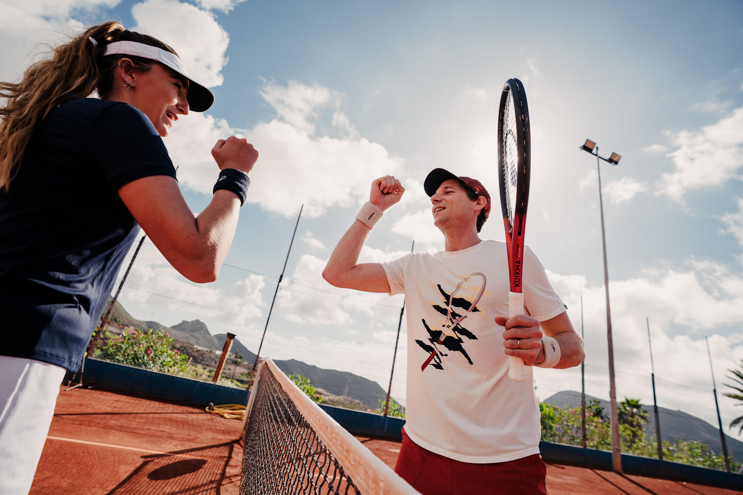 Tennis-T-shirt Soft heren wit 13/19