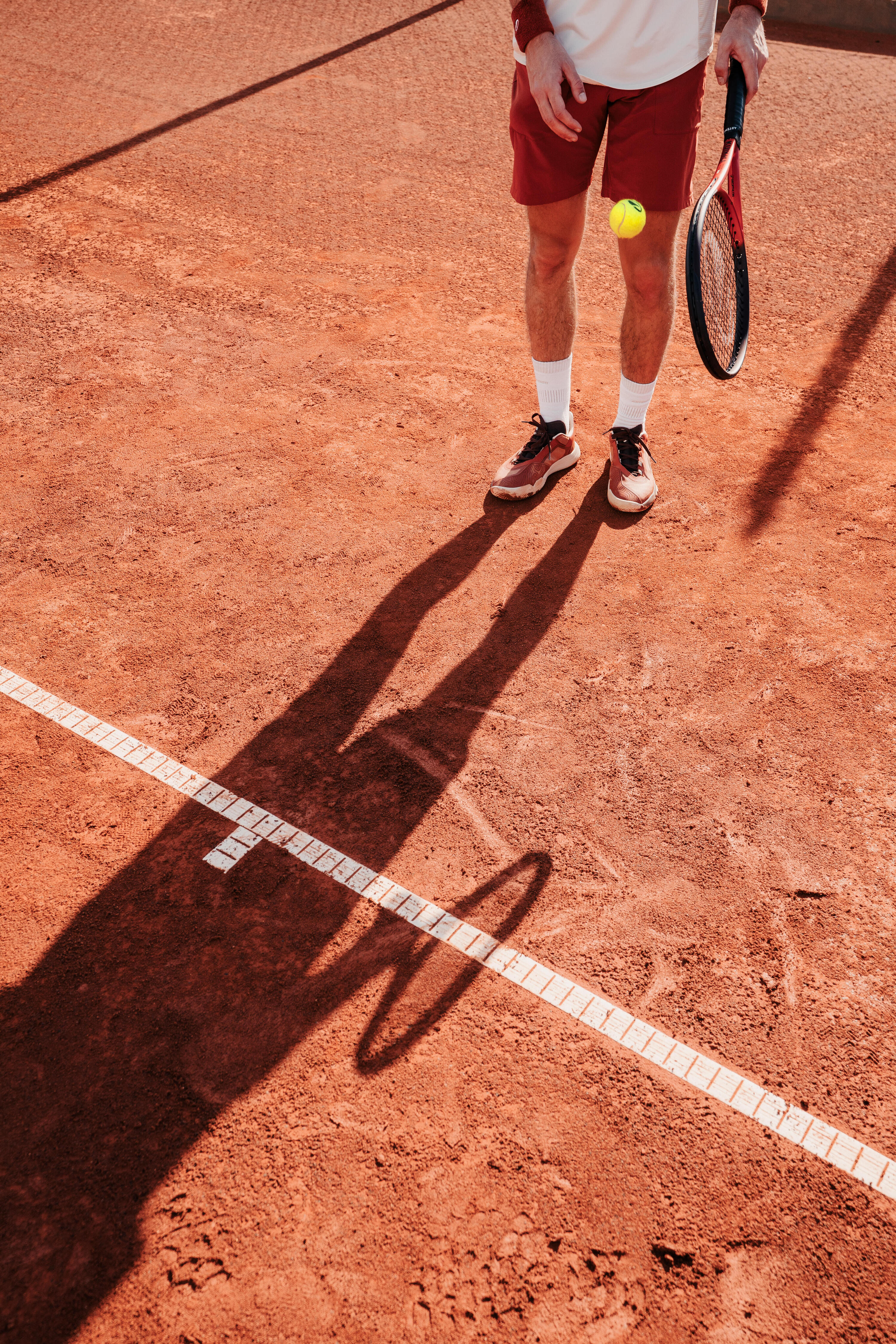 Tennis-T-shirt Soft heren wit 18/19