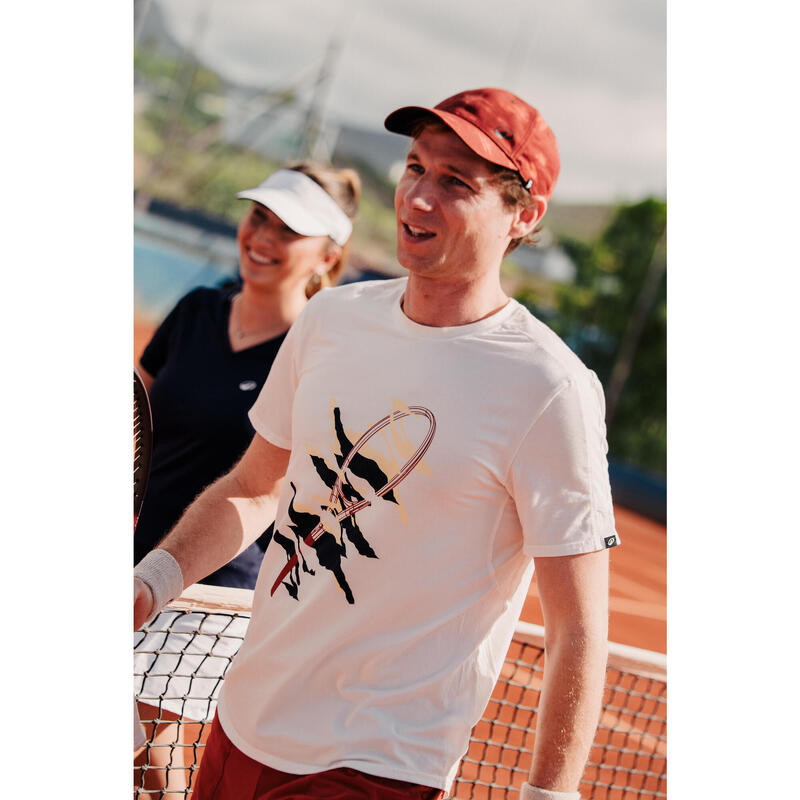 Erkek Tenis Tişörtü - Beyaz - TTS Soft